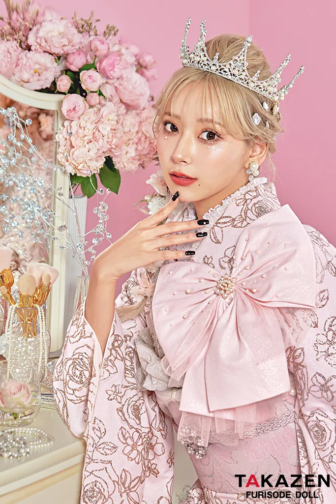 振袖　レンタル　可愛い　おしゃれ　かっこいい　イマドキ　くすみ　写真　妹割