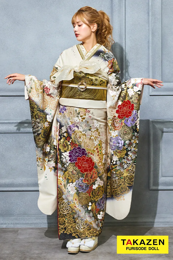 格安お得フリソデ　桂由美