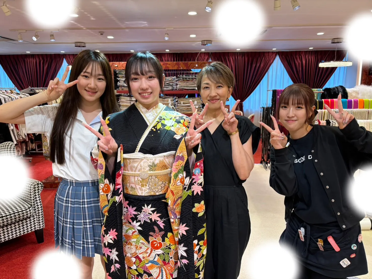 成人式　前撮り　梅田　振袖レンタル　袴レンタル　古典　くすみ