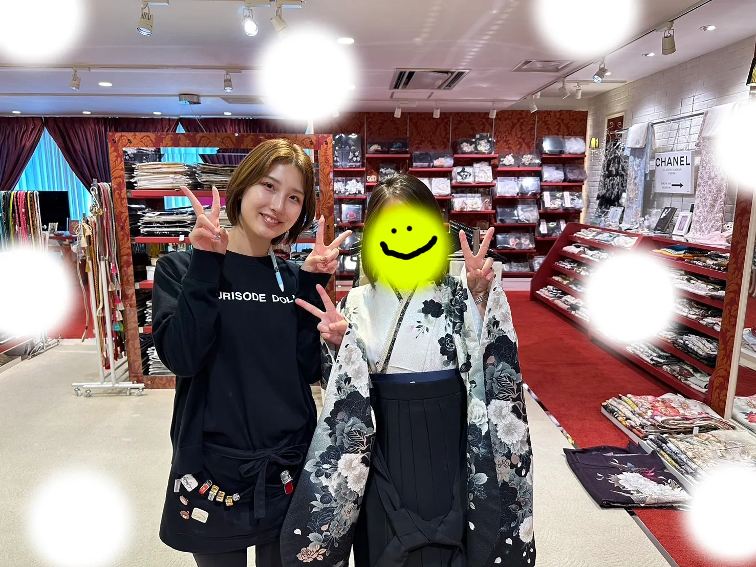 卒業式　梅田　袴