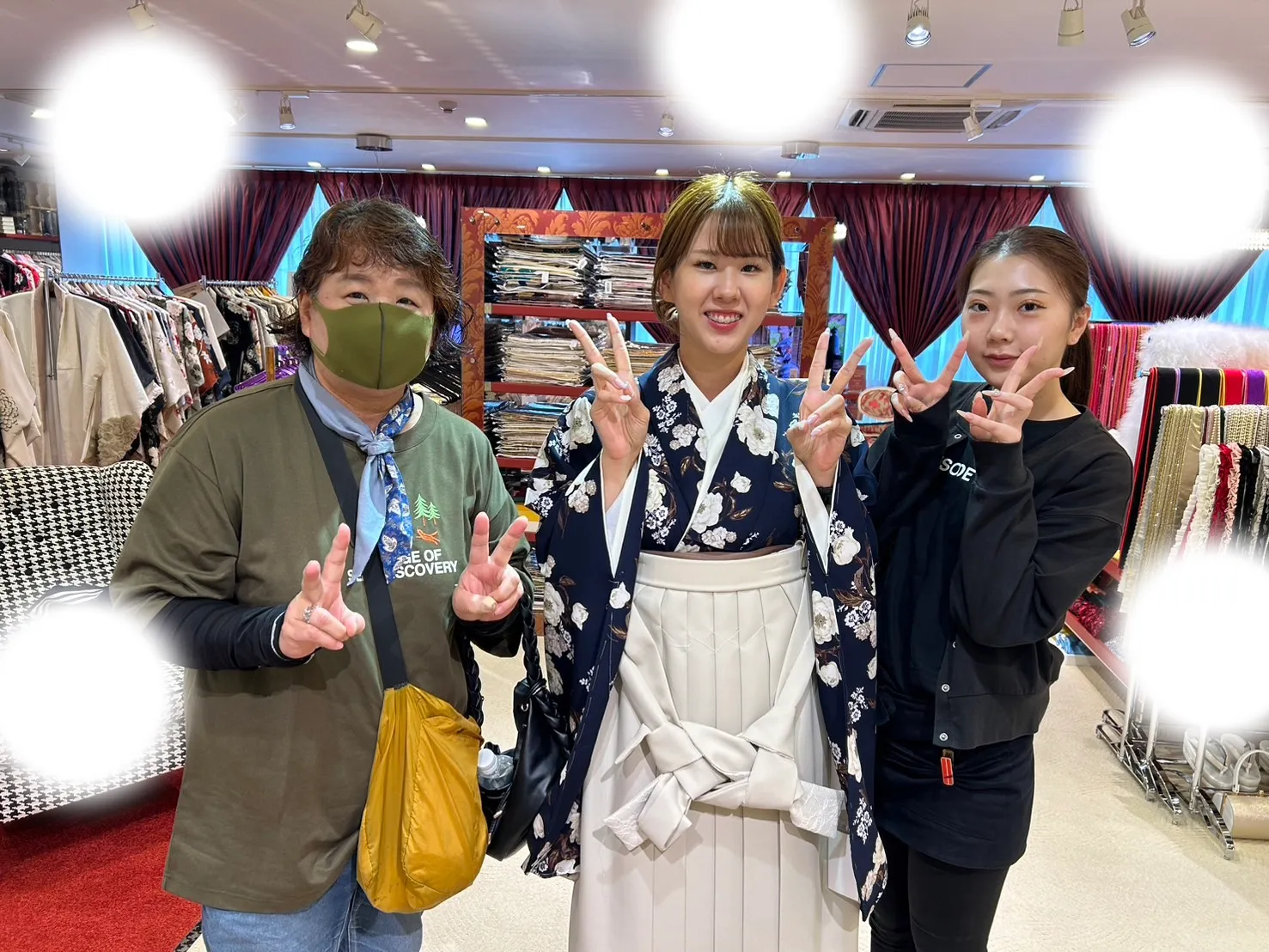 成人式　前撮り　梅田　袴　くすみカラー　かわいい　イマドキ　淡色　古典　タカゼン　撮影