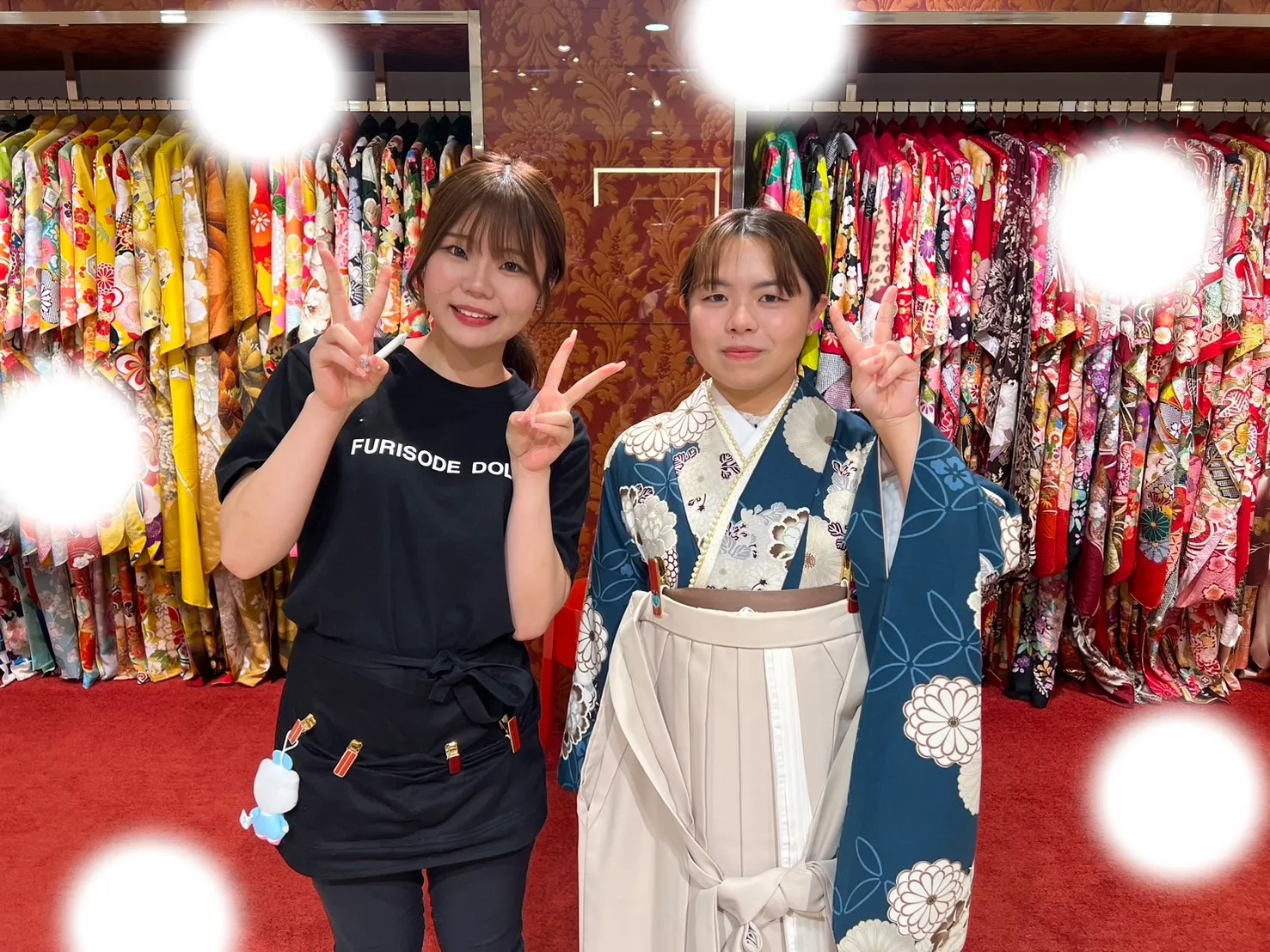 成人式　前撮り　梅田　袴　くすみカラー　かわいい　イマドキ　タカゼン　撮影