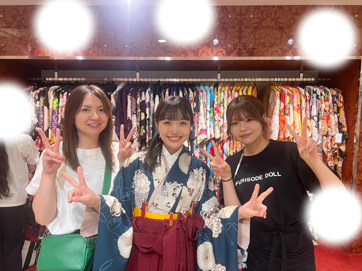 成人式　前撮り　梅田　袴　くすみカラー　かわいい　イマドキ　淡色　古典　タカゼン　撮影
