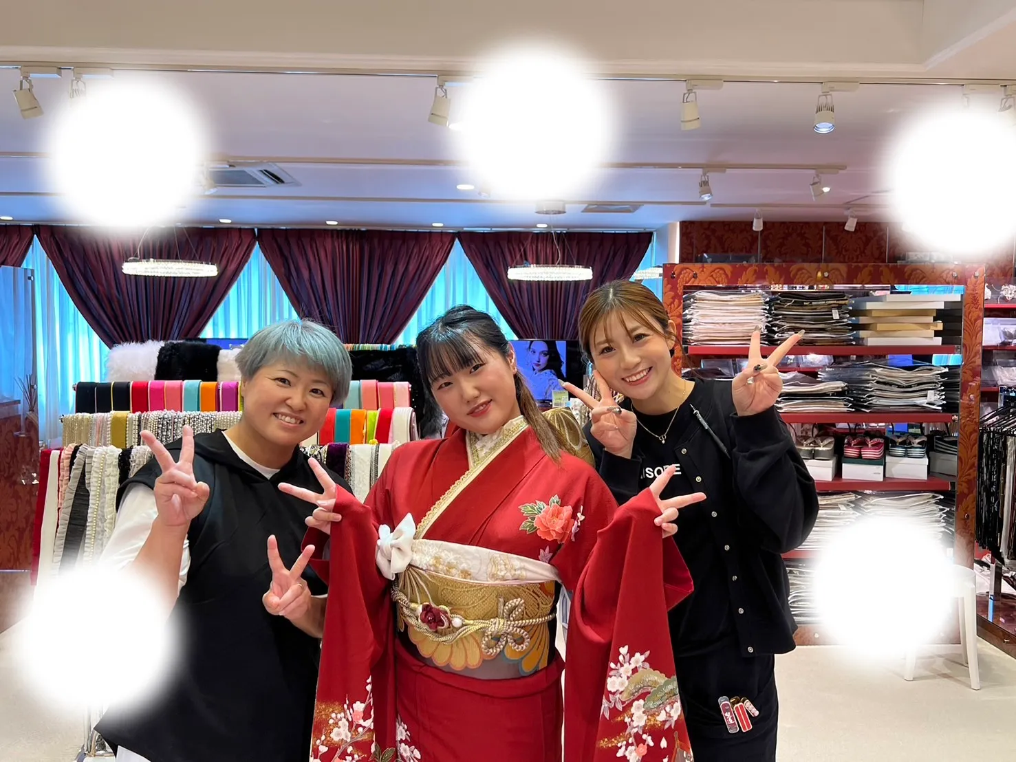 成人式　前撮り　梅田　袴　くすみカラー　かわいい　イマドキ　淡色　古典　タカゼン　撮影