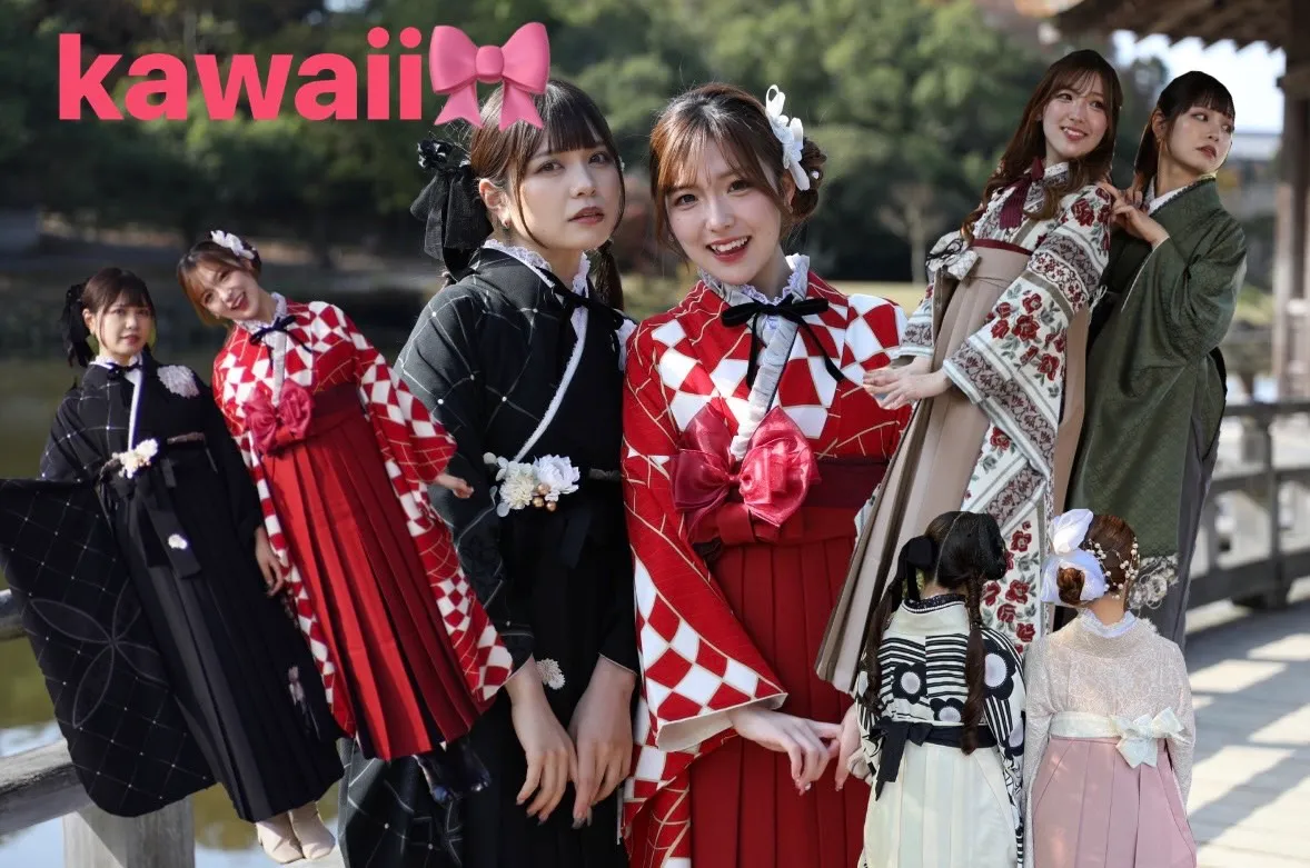タカゼンスタッフが着こなすレトロ袴 をご紹介いたします(^O^)／🎀🎀