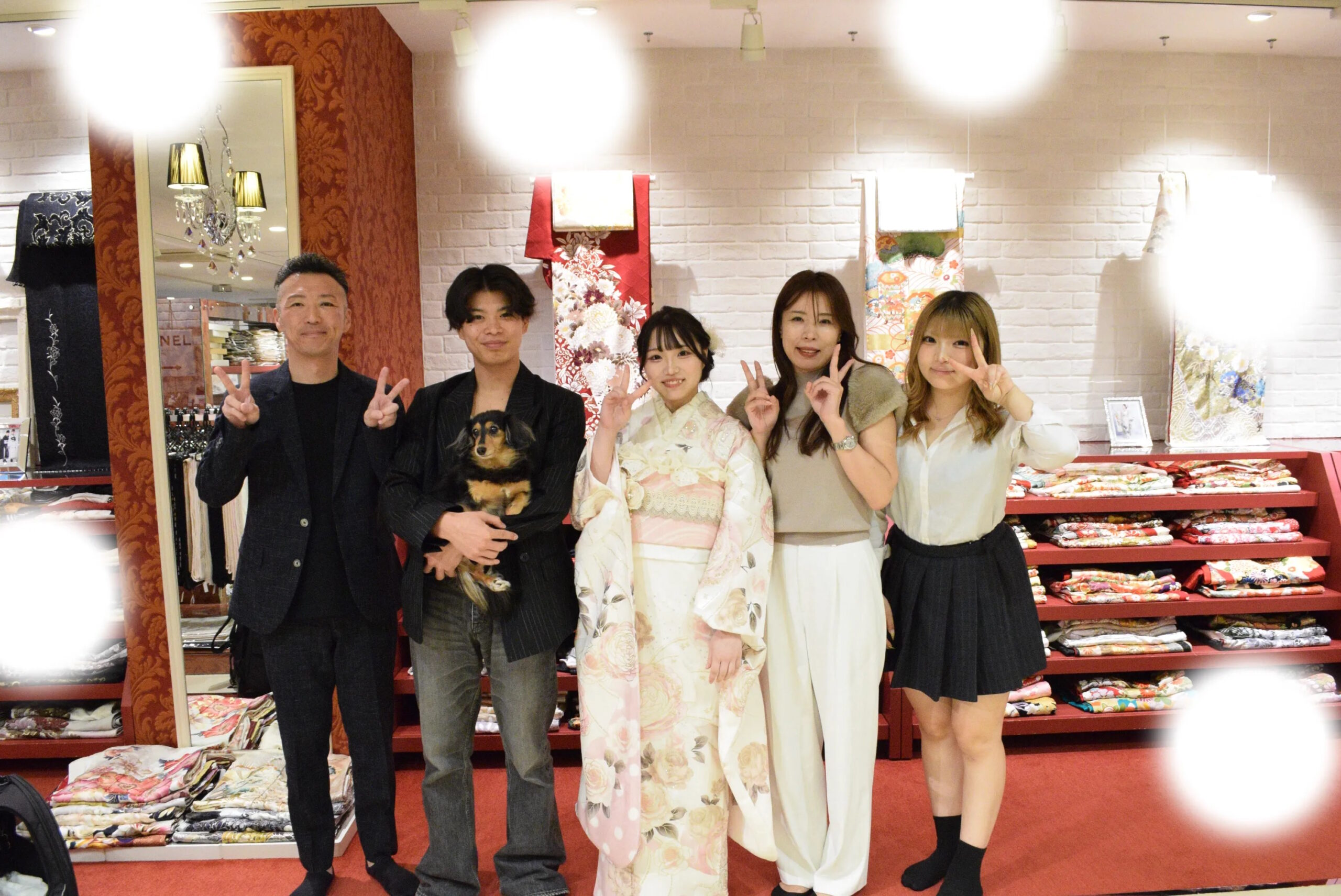 成人式　前撮り　梅田　ヘップバーン　ピンク　キラキラ　かわいい