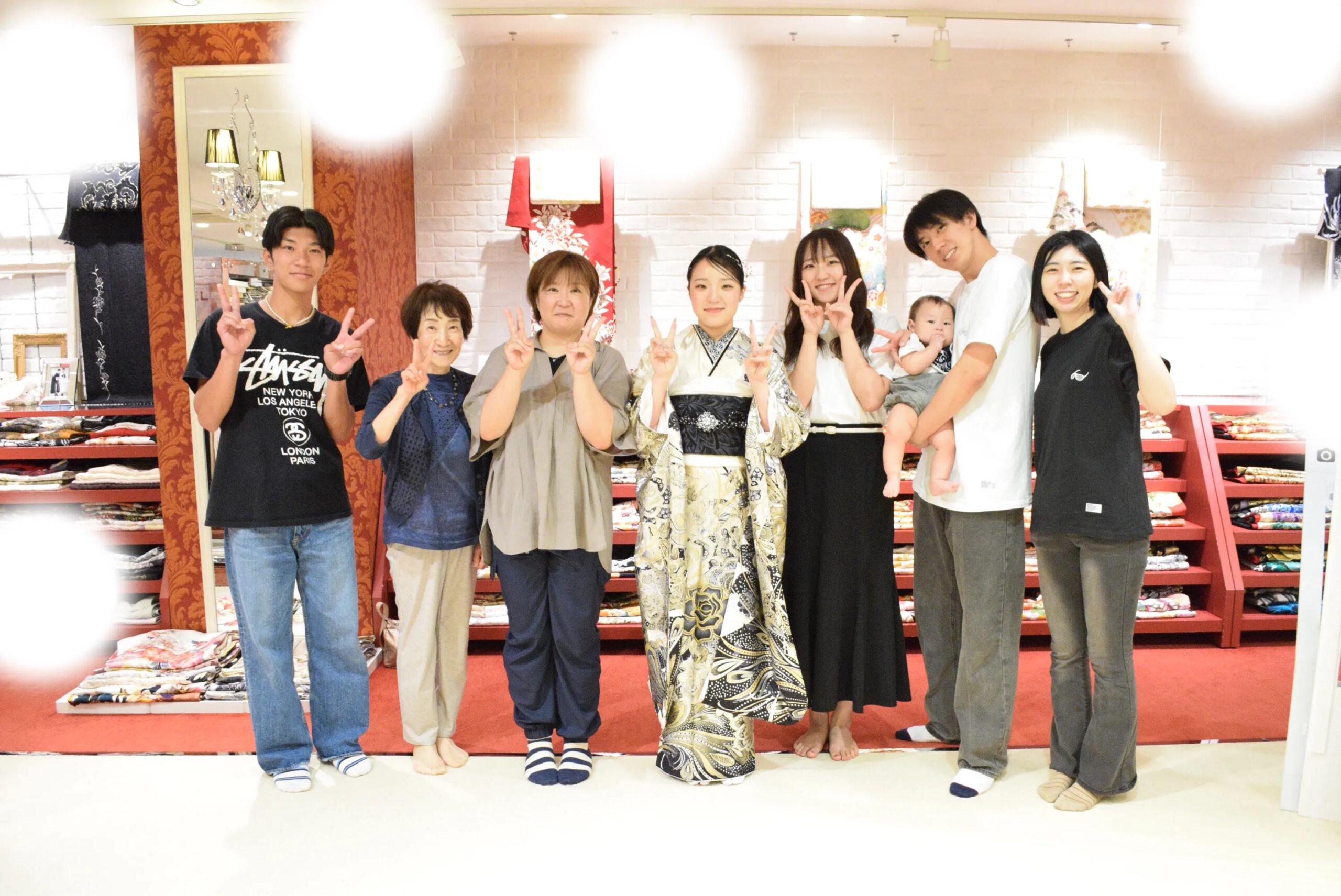 成人式　前撮り　梅田　モード　可愛い　綺麗　人気　家族写真