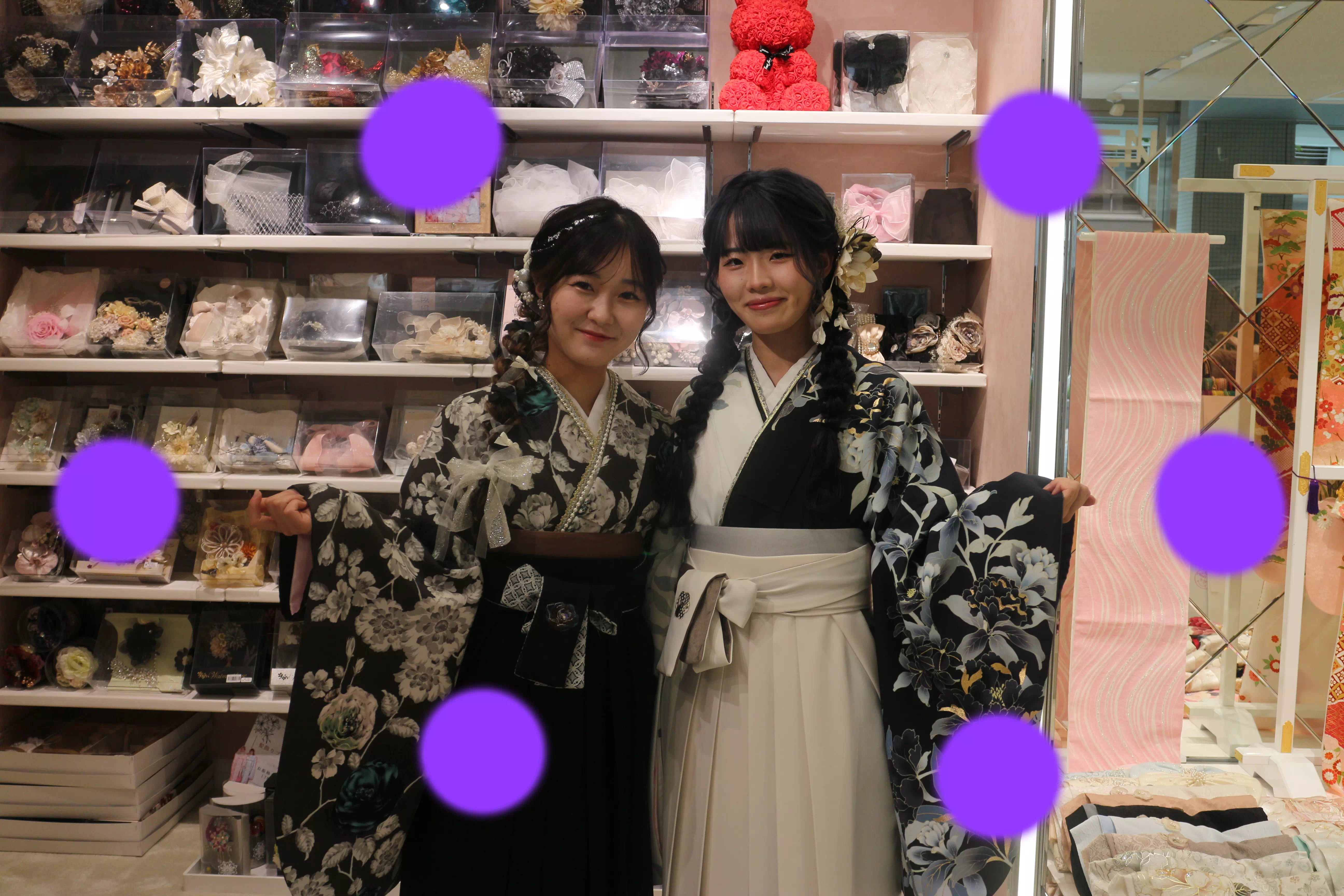 TAKAZEN神戸店　前撮り撮影会　イマドキ　カワイイ　コディネート　振袖　レンタル　袴　