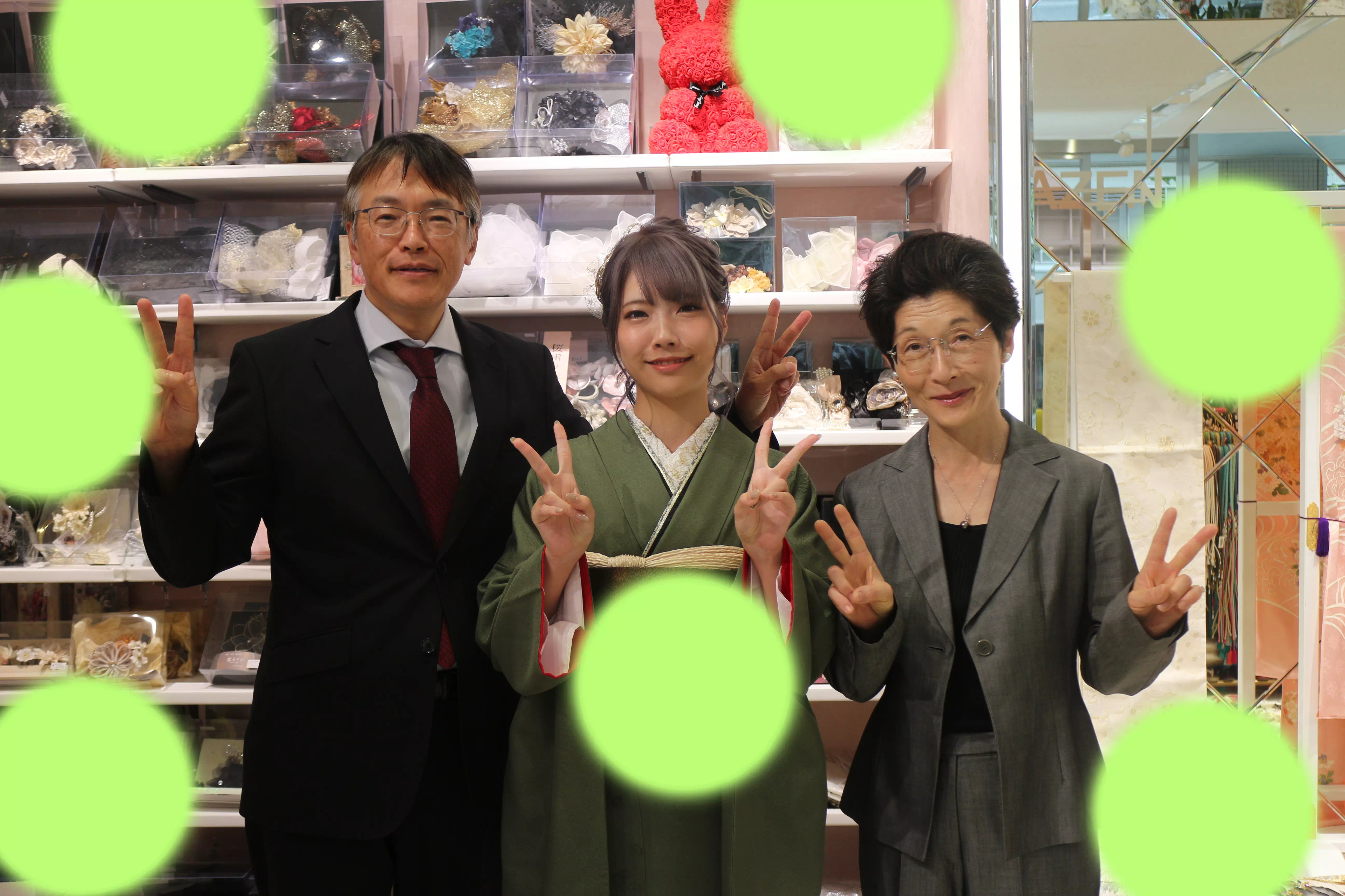 TAKAZEN神戸店　前撮り撮影会　イマドキ　カワイイ　振袖　レンタル　写真　