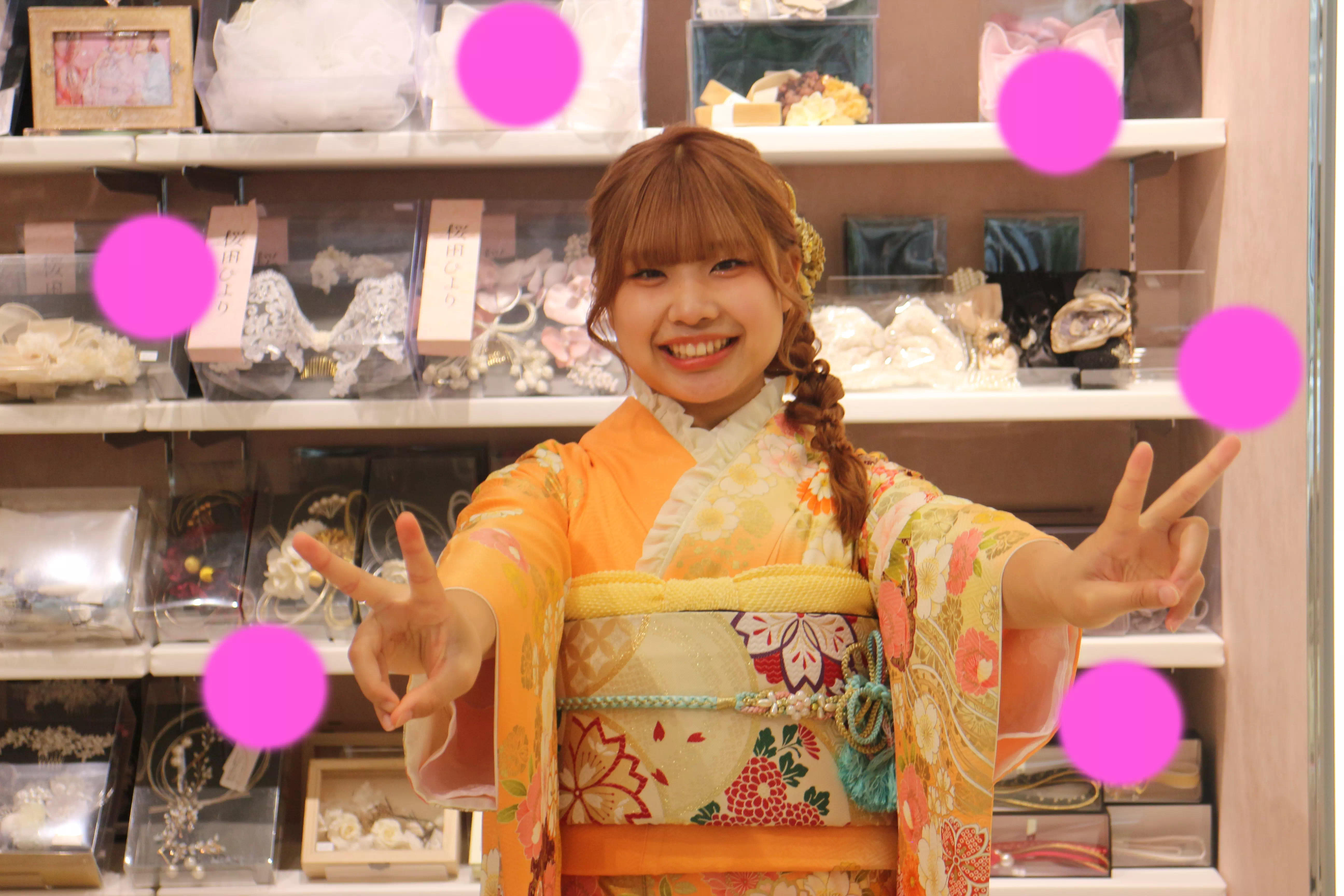 TAKAZEN神戸店　前撮り撮影会　卒業式　袴　古典　イマドキ　カワイイ　コディネート