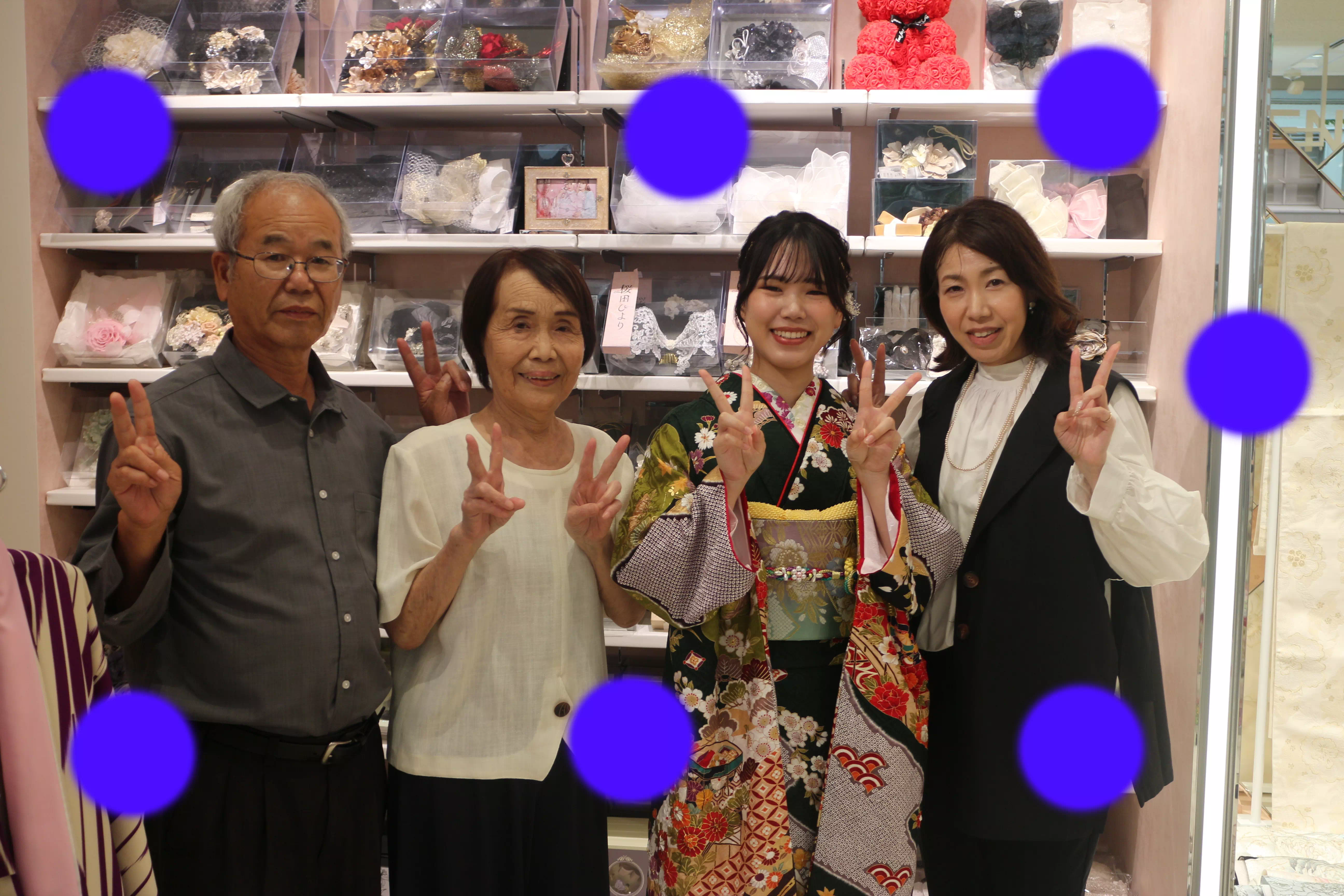 TAKAZEN神戸店　前撮り撮影会　イマドキ　カワイイ　コディネート　振袖　レンタル　袴　