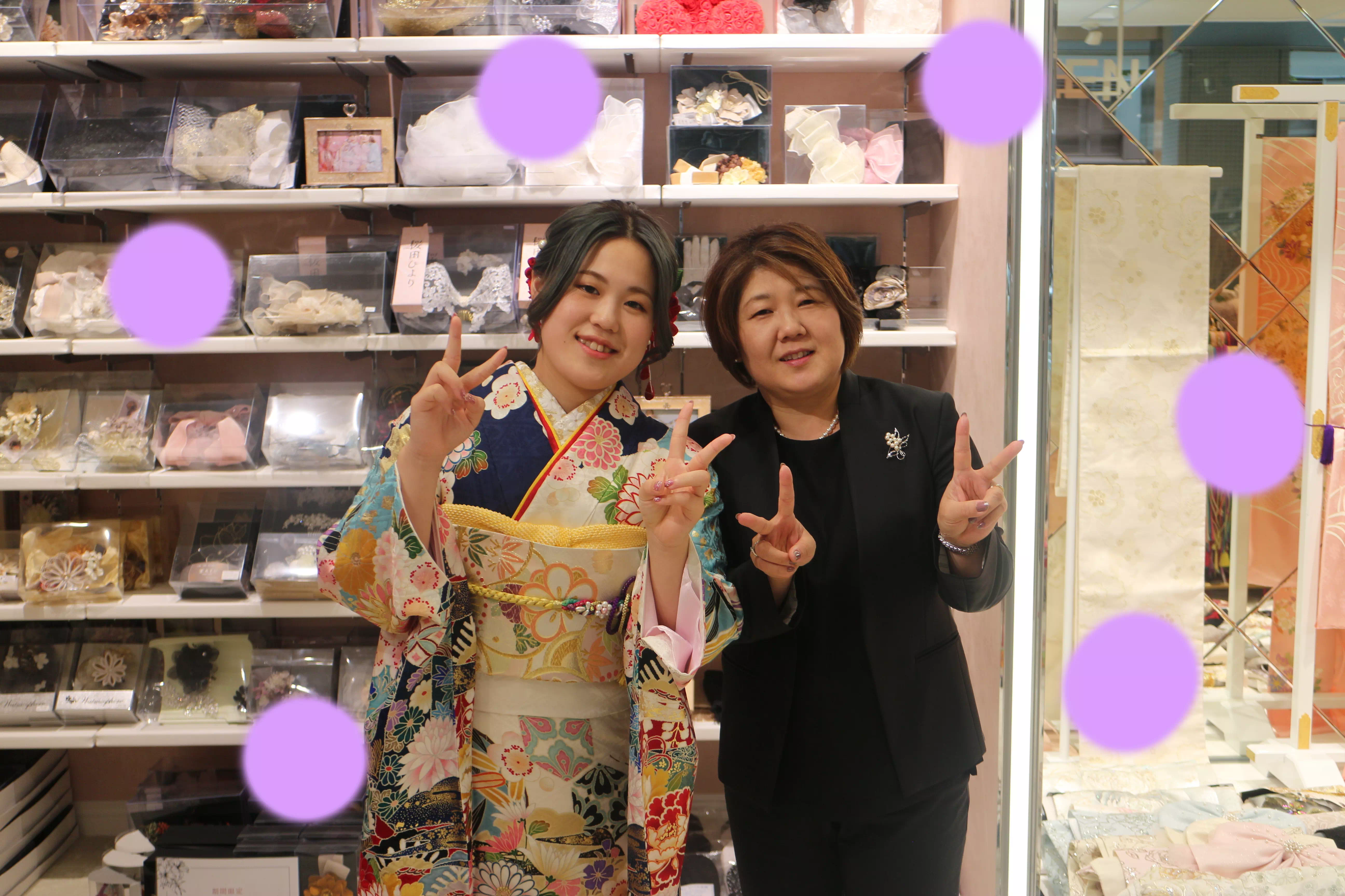 TAKAZEN神戸店　前撮り撮影会　卒業式　袴　古典　イマドキ　カワイイ　コディネート