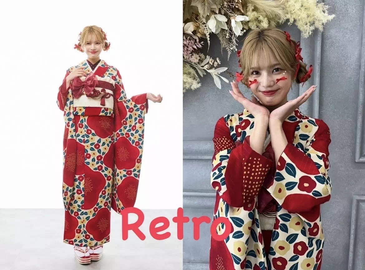 TAKAZEN神戸店　かわいい　ののちゃん　振袖レンタル　被らない　おしゃれ