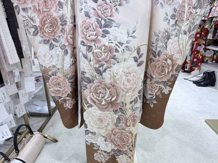 TAKAZEN姫路店　姫路市　成人式　ガーリー　くすみ系　薔薇　かわいい