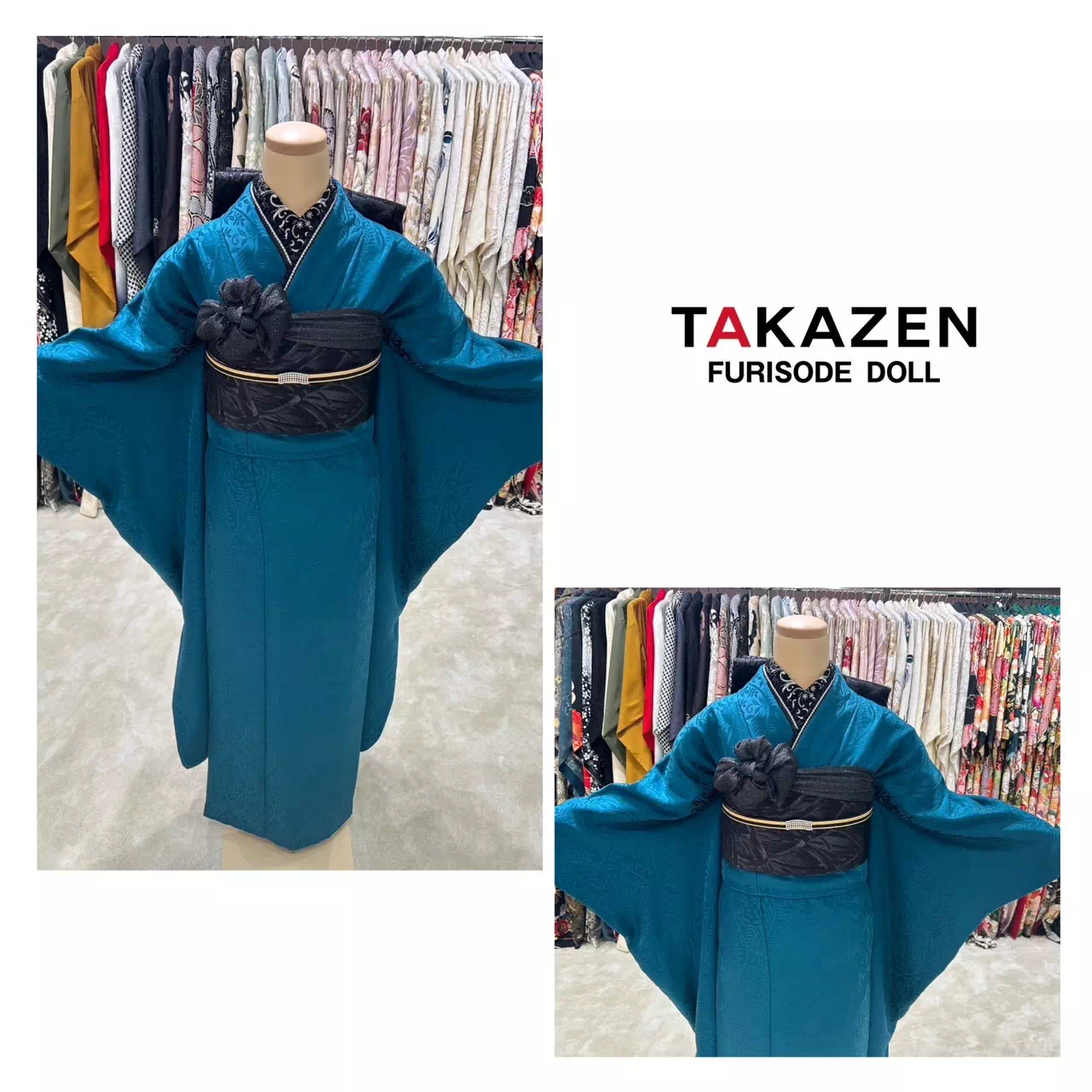 TAKAZEN神戸店　前撮り撮影会　イマドキ　カワイイ　コディネート　振袖　レンタル　袴　