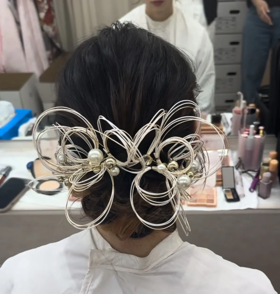 成人式　振袖　髪型　かわいい　人気ヘアセット