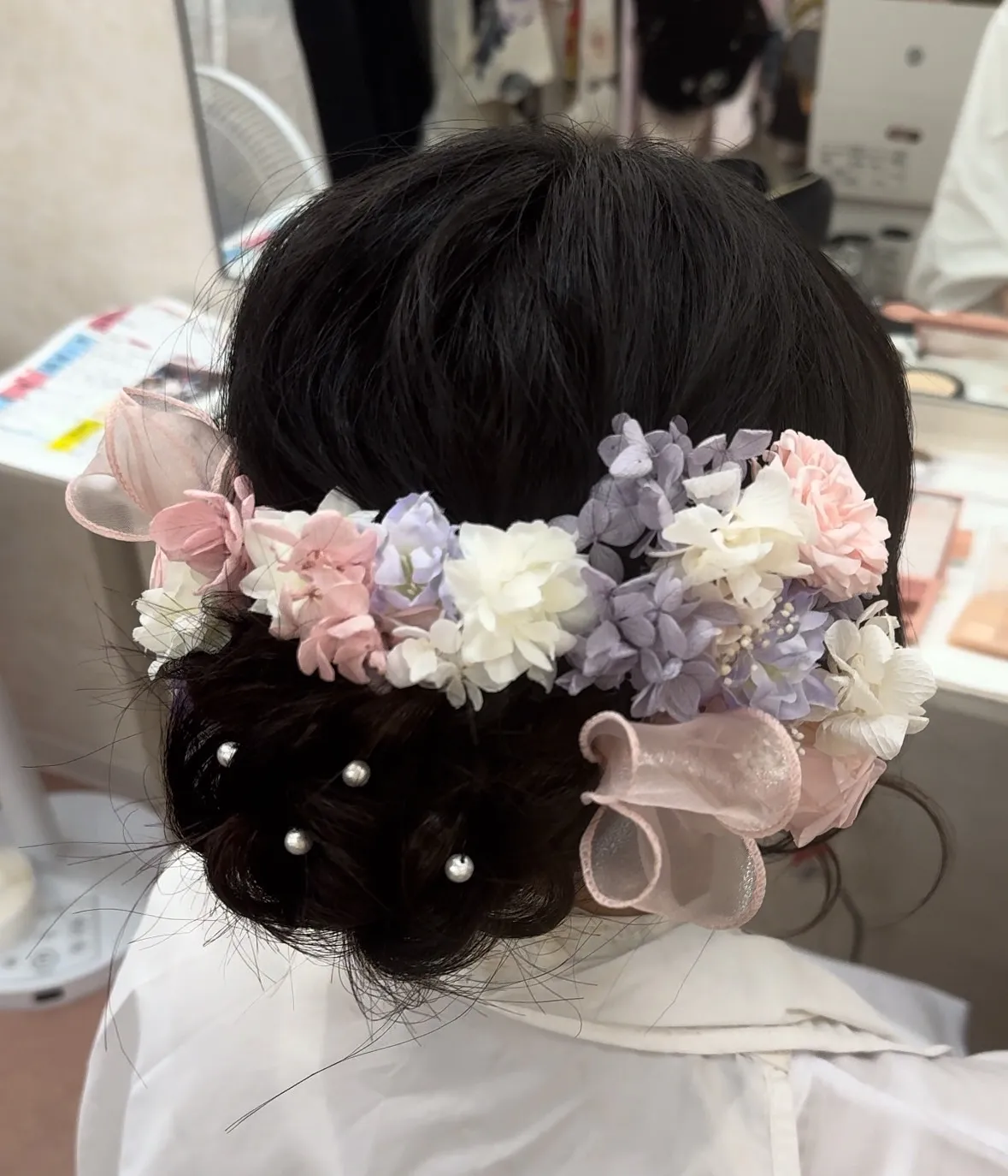 成人式　振袖　髪型　かわいい　人気ヘアセット