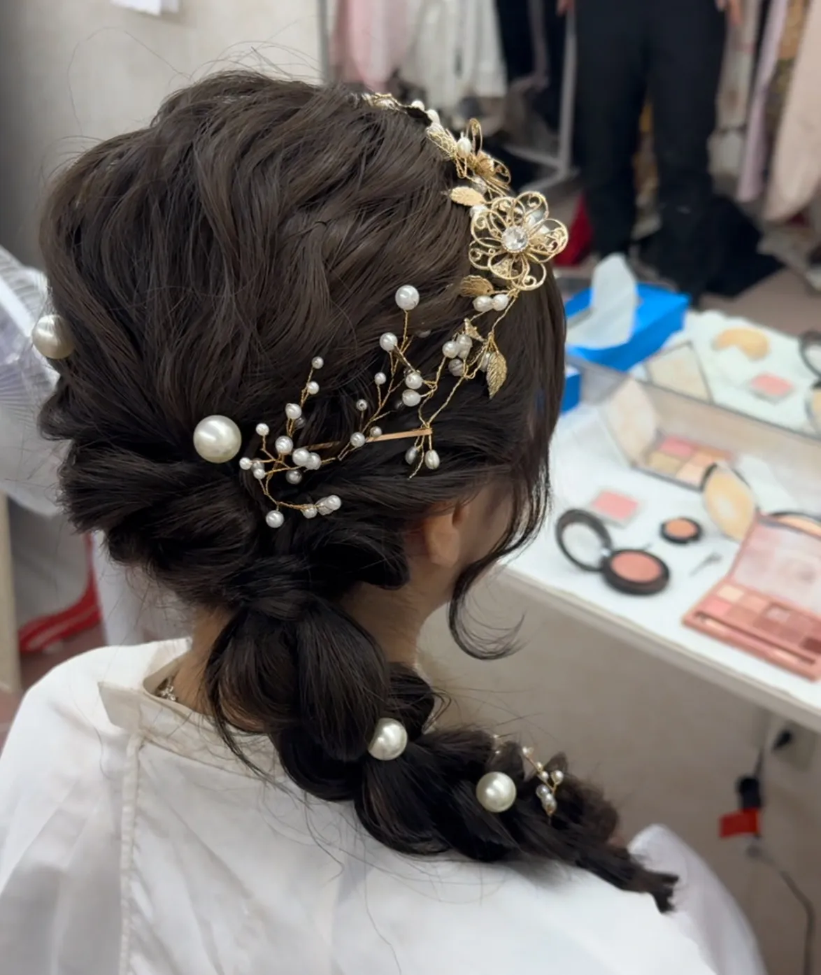 成人式　振袖　髪型　かわいい　人気ヘアセット