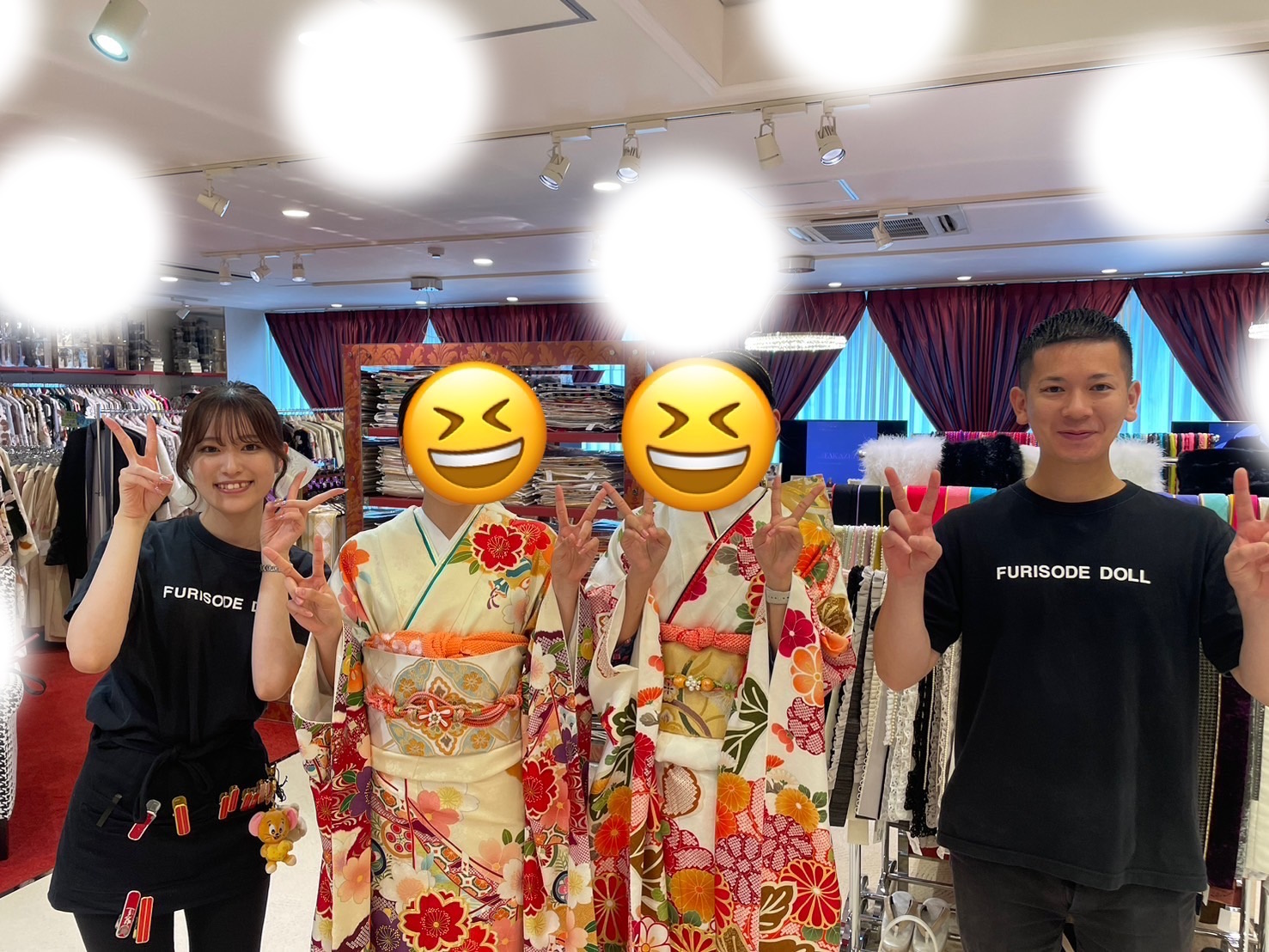 成人式　前撮り　梅田