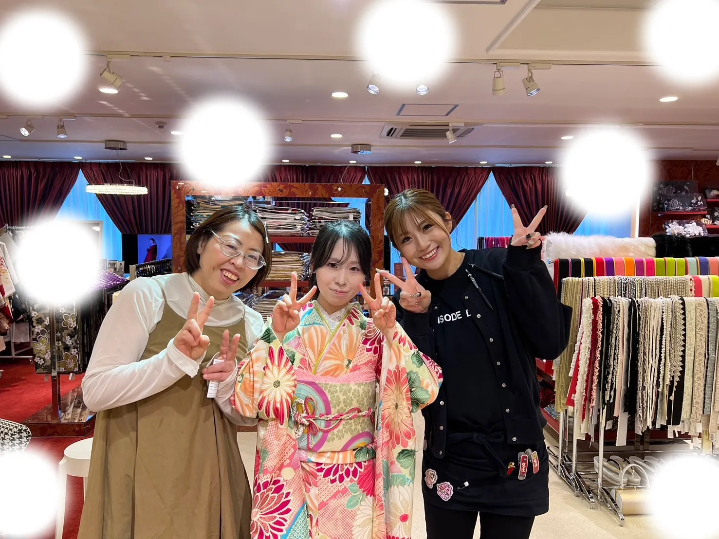 成人式　振袖　レンタル　大阪梅田　古典　ピンク　可愛い