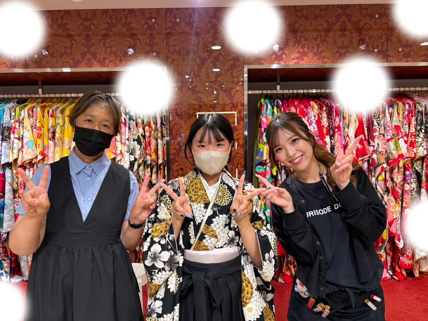 卒業式　袴　レンタル　大阪梅田　古典　可愛い