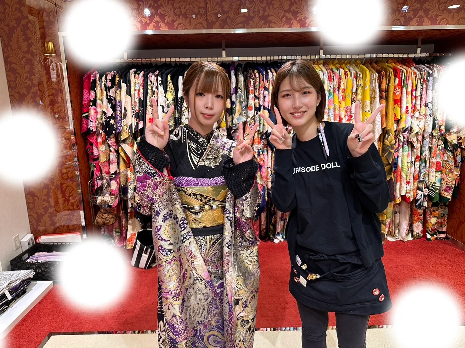 成人式　前撮り　梅田　振袖レンタル　安い　かわいい　モード　派手