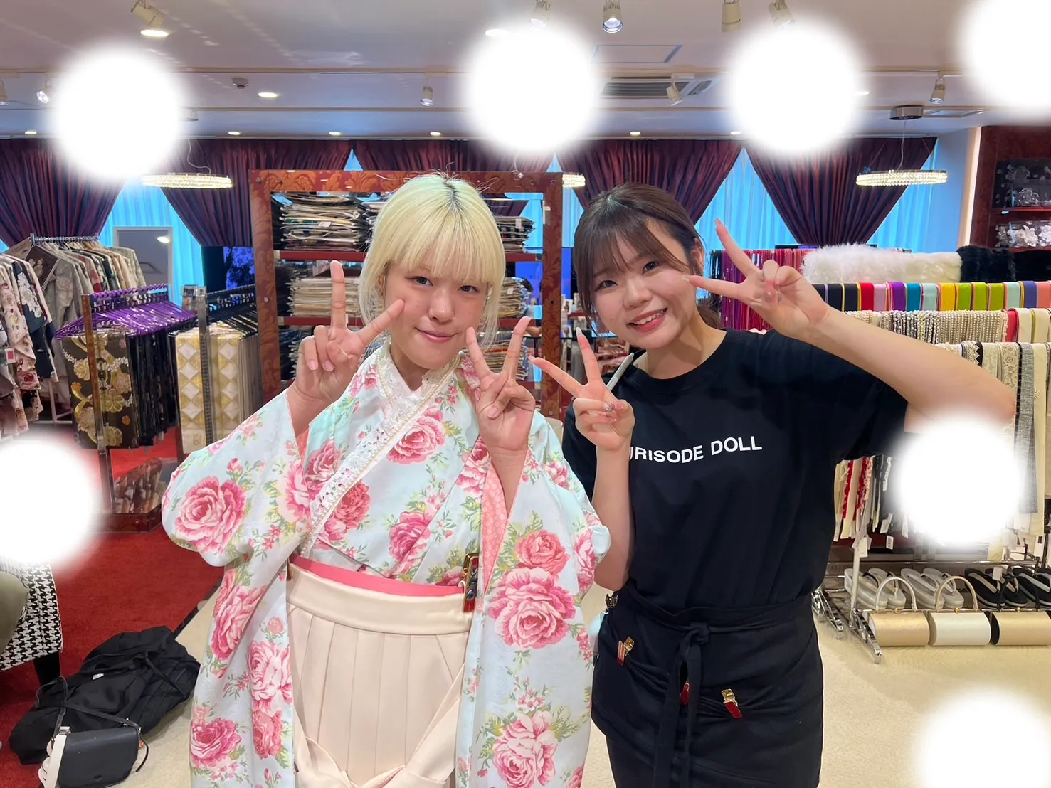 卒業式　袴　レンタル　大阪　ピンク　フリル　可愛い