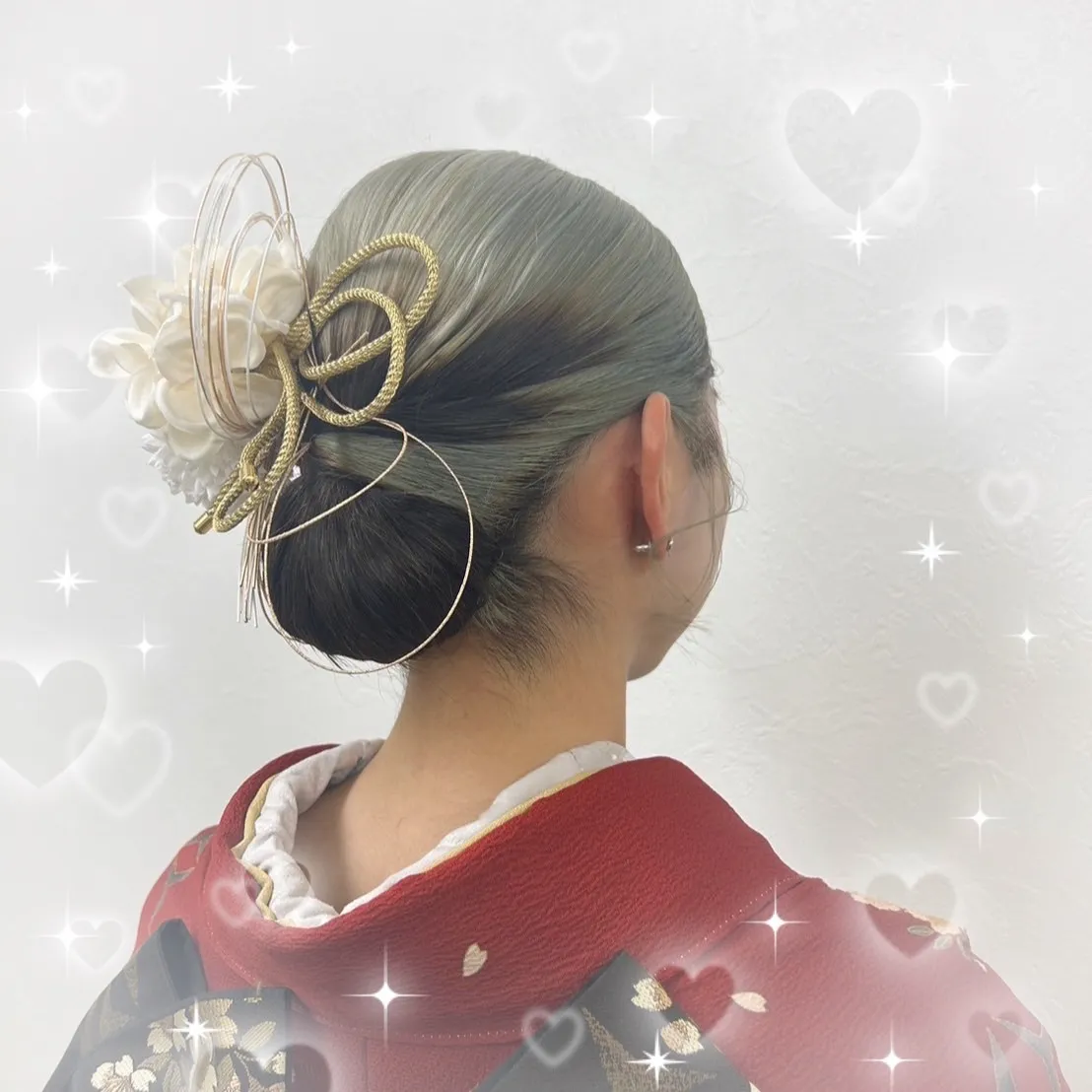 振袖レンタル　奈良　成人式　振袖　前撮り撮影会　かわいい　おしゃれ　ヘアスタイル
