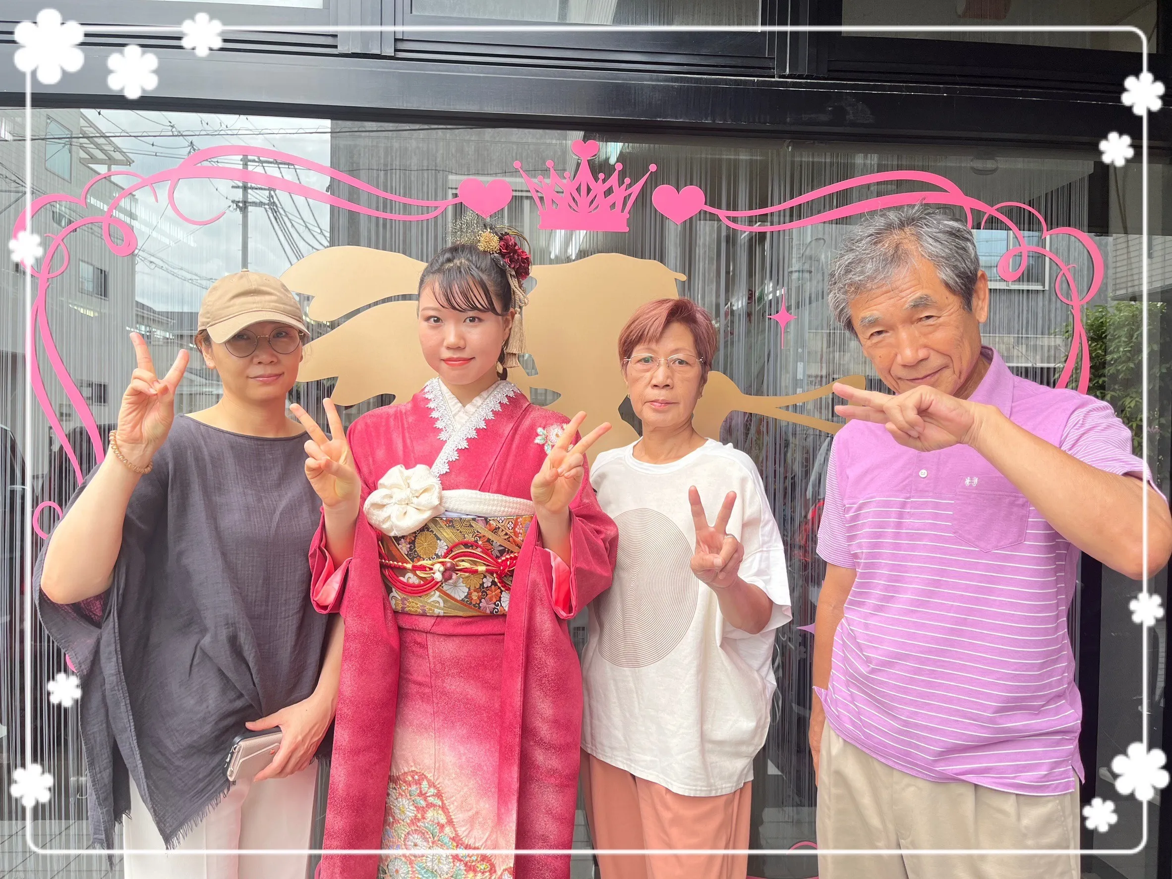 成人式　振袖　前撮り撮影会　持ち込み　かわいい　綺麗　華やか　ママ振　イマドキ　赤