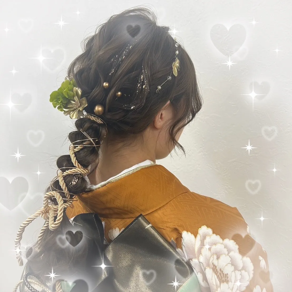 振袖レンタル　奈良　成人式　振袖　前撮り撮影会　かわいい　おしゃれ　ヘアスタイル