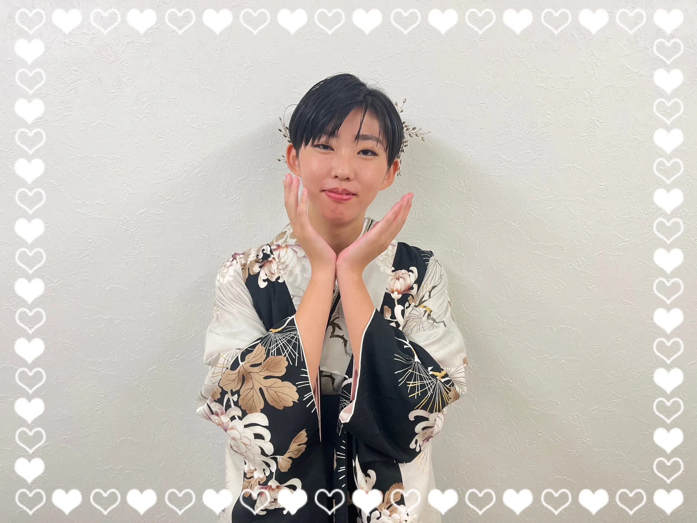 袴　前撮り撮影会　可愛い　おしゃれ　かっこいい　黒　グレー　大人っぽい　紺　