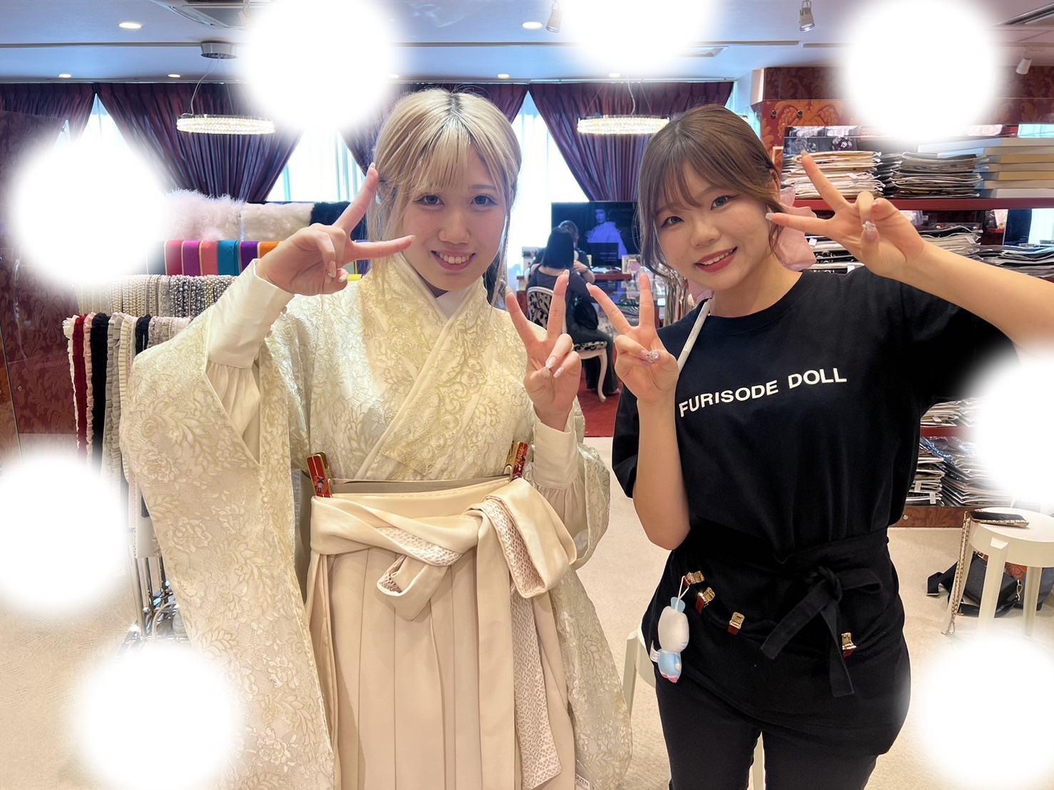 成人式　前撮り　梅田　袴　くすみカラー　かわいい　イマドキ　淡色　古典　タカゼン　撮影