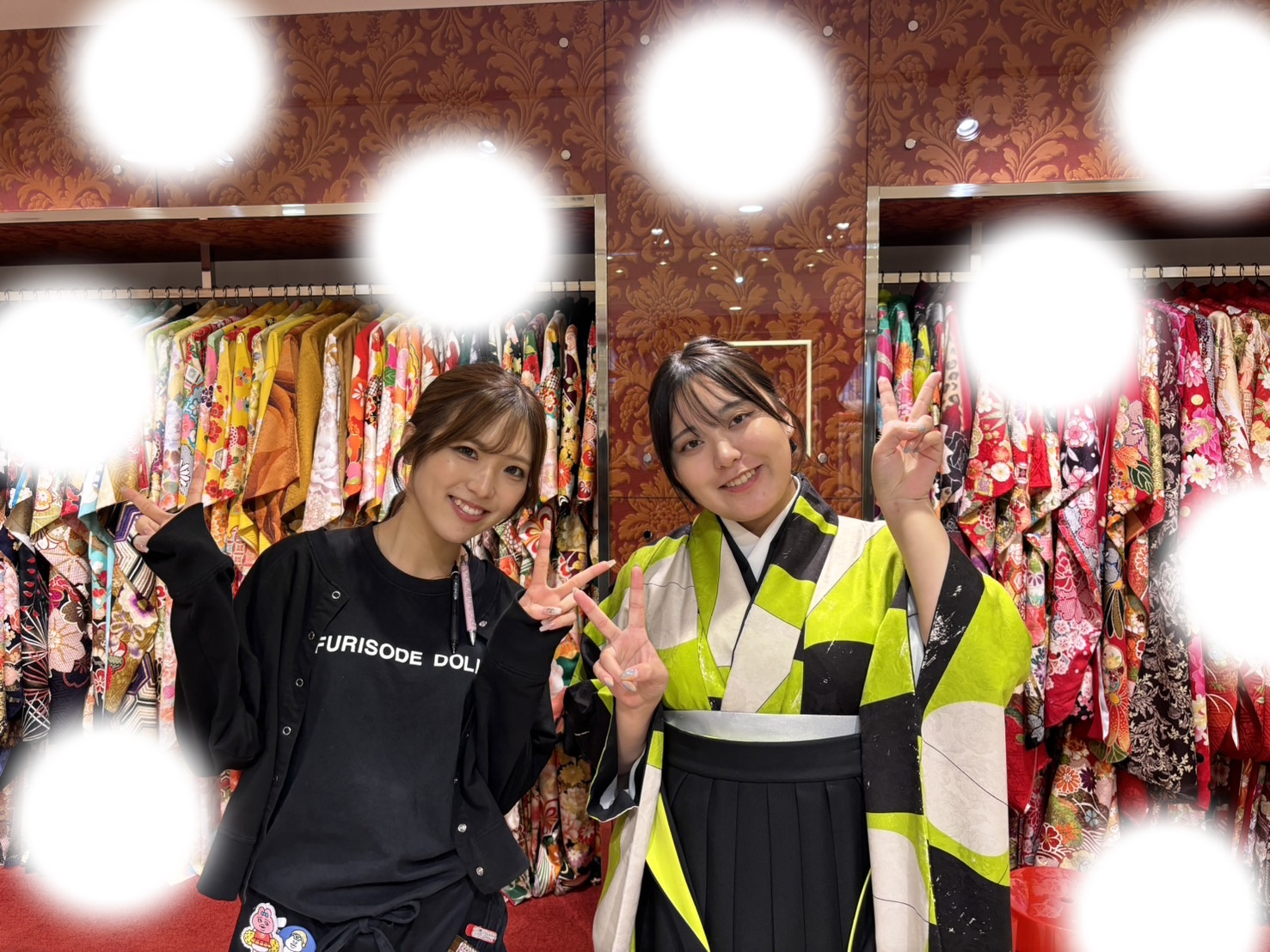 成人式　前撮り　梅田　袴　くすみカラー　かわいい　イマドキ　淡色　古典　タカゼン　撮影