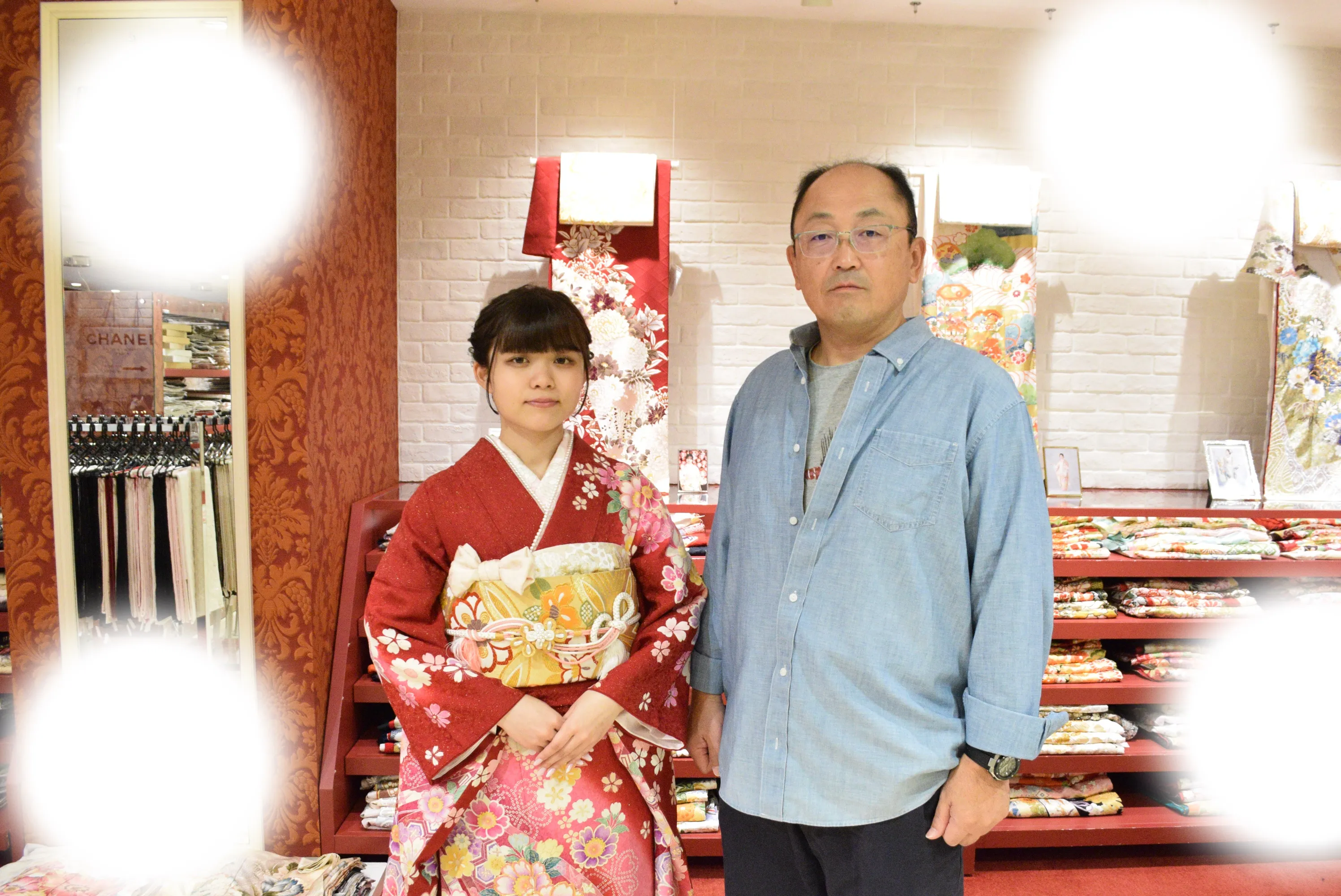 成人式　前撮り　梅田　袴　くすみカラー　かわいい　イマドキ　淡色　古典　タカゼン　撮影
