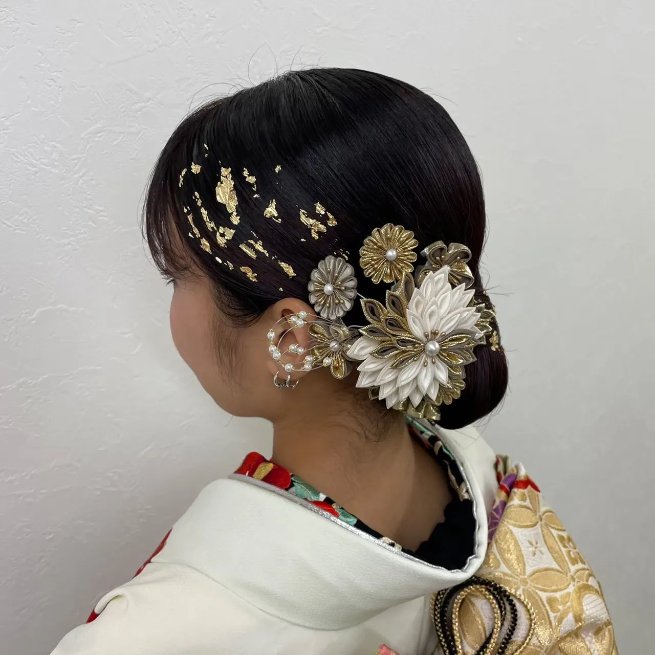 卒業式前撮り　袴前撮り　成人式前撮り　振袖前撮り　髪飾り　ヘアアレンジ　可愛い