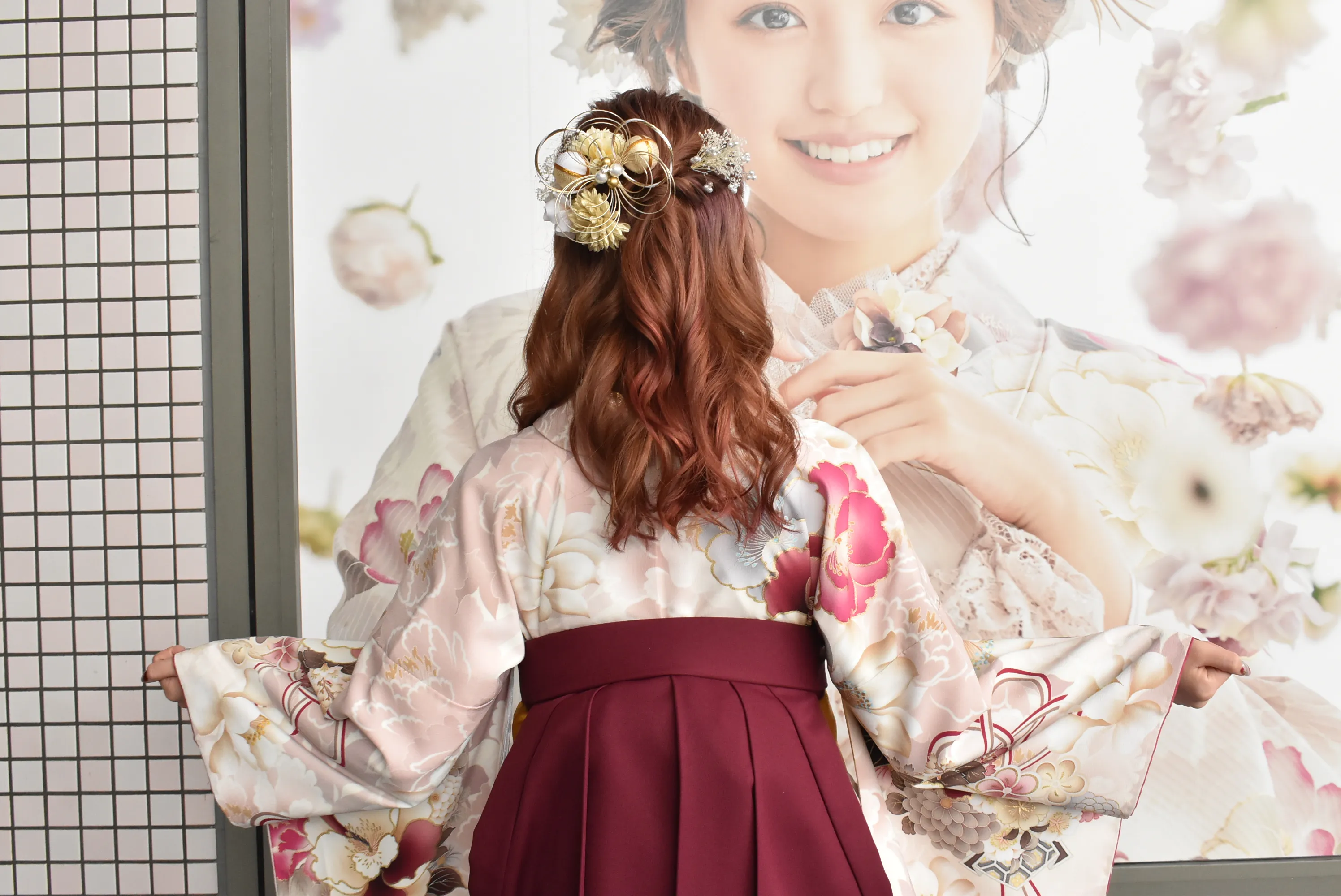袴　前撮り撮影会　TAKAZEN堺店