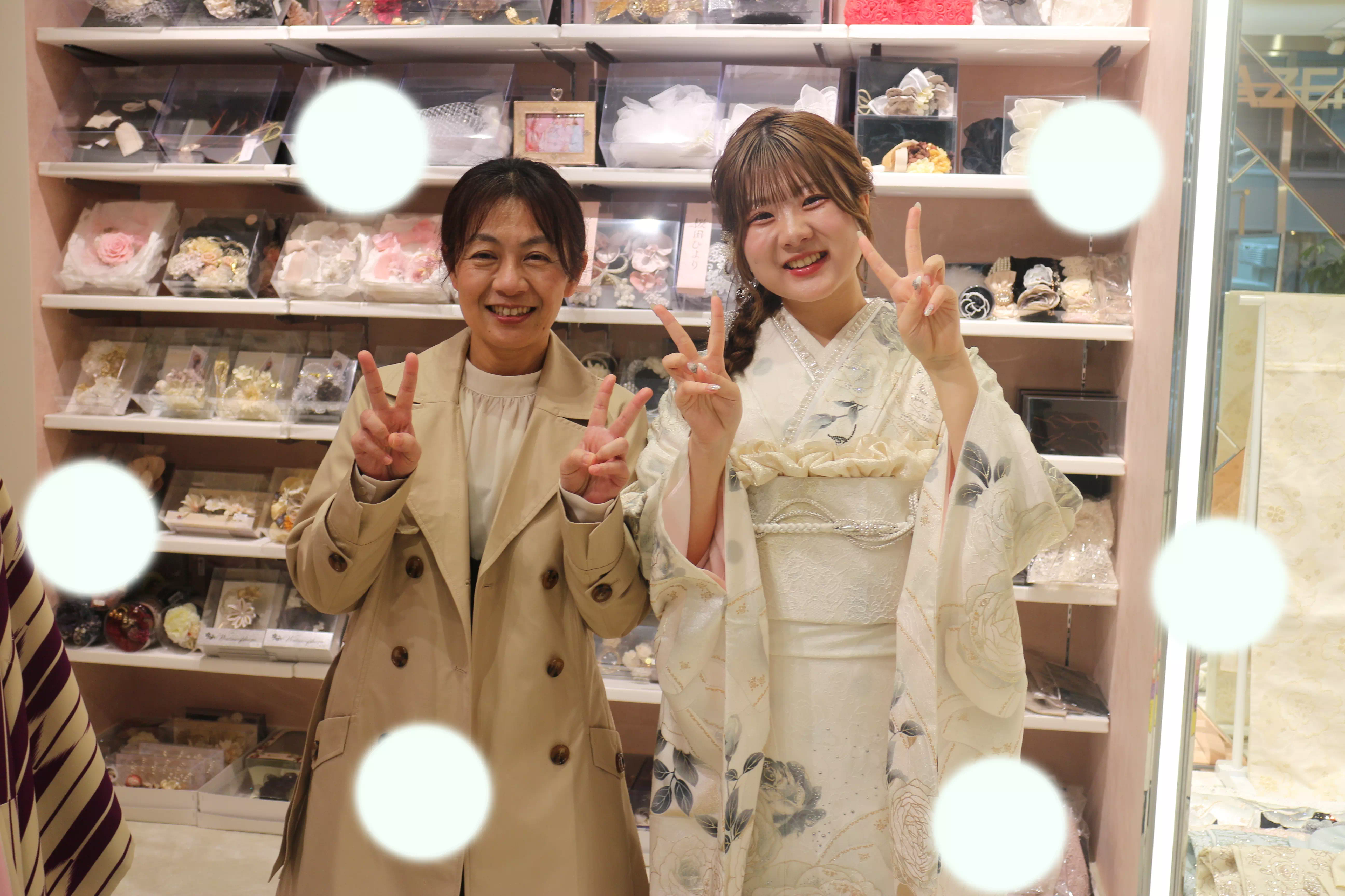TAKAZEN神戸店　前撮り撮影会　イマドキ　カワイイ　コディネート　振袖　レンタル　袴　