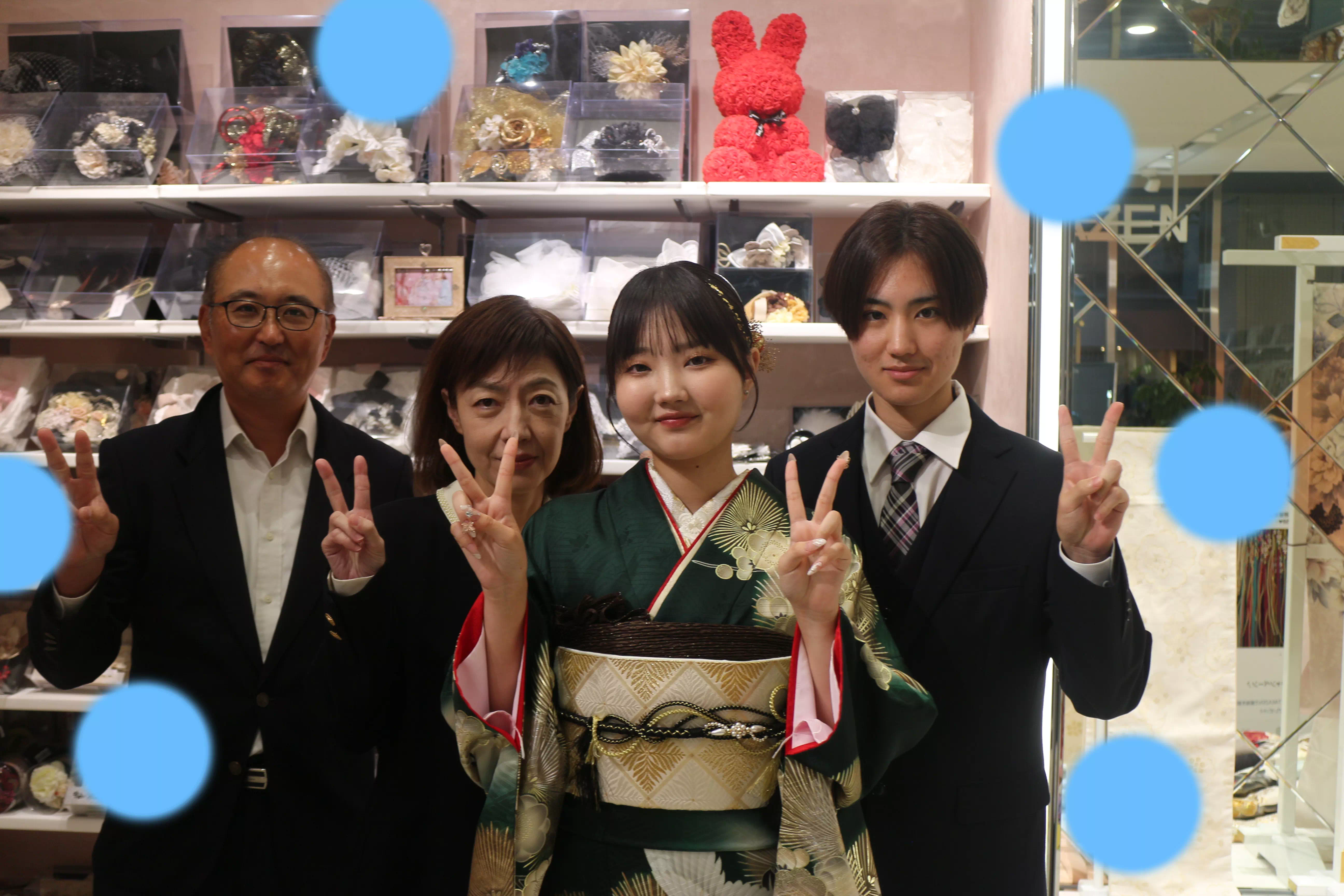 TAKAZEN神戸店　前撮り撮影会　イマドキ　カワイイ　コディネート　振袖　レンタル　袴　