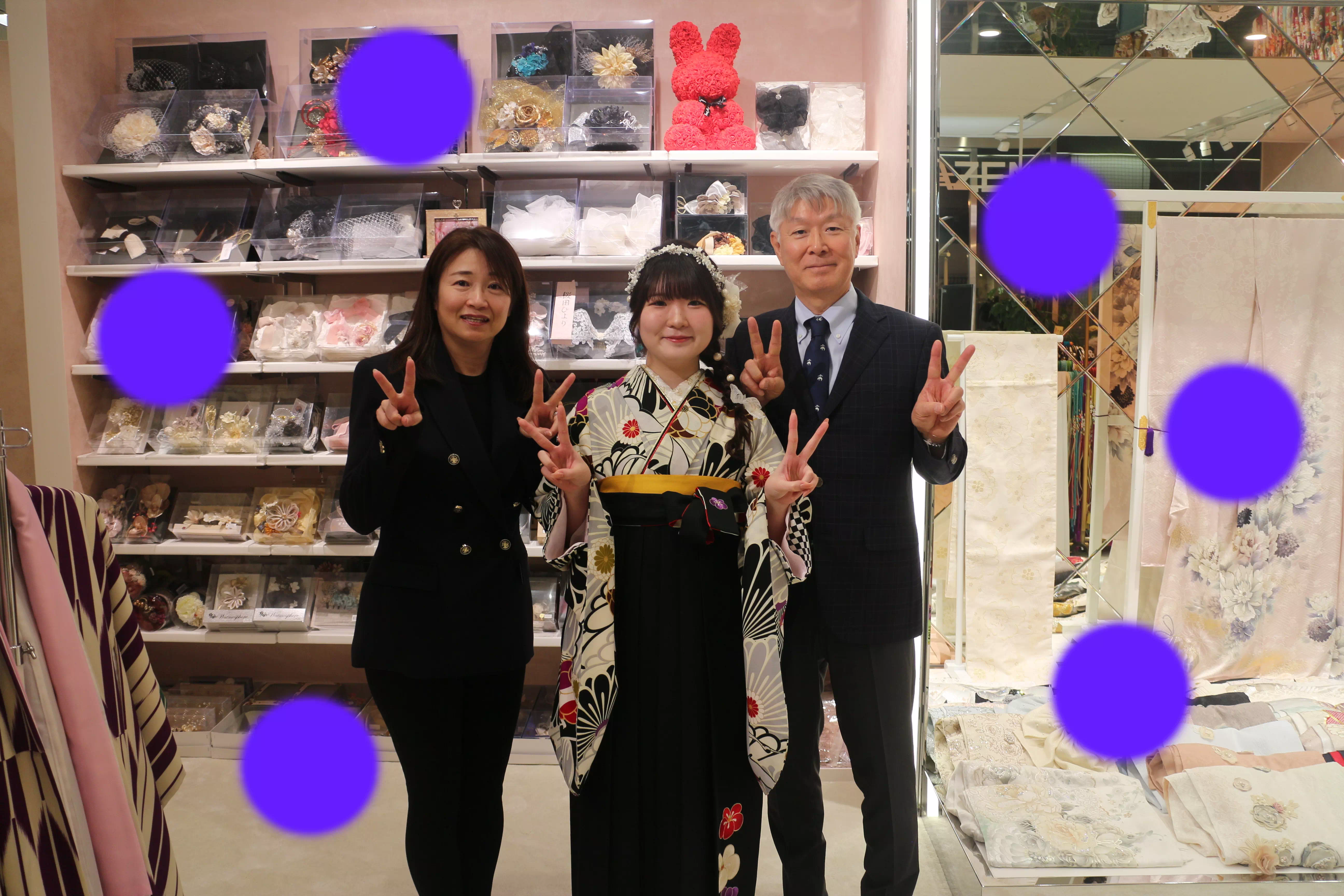 TAKAZEN神戸店　前撮り撮影会　イマドキ　カワイイ　コディネート　振袖　レンタル　袴　