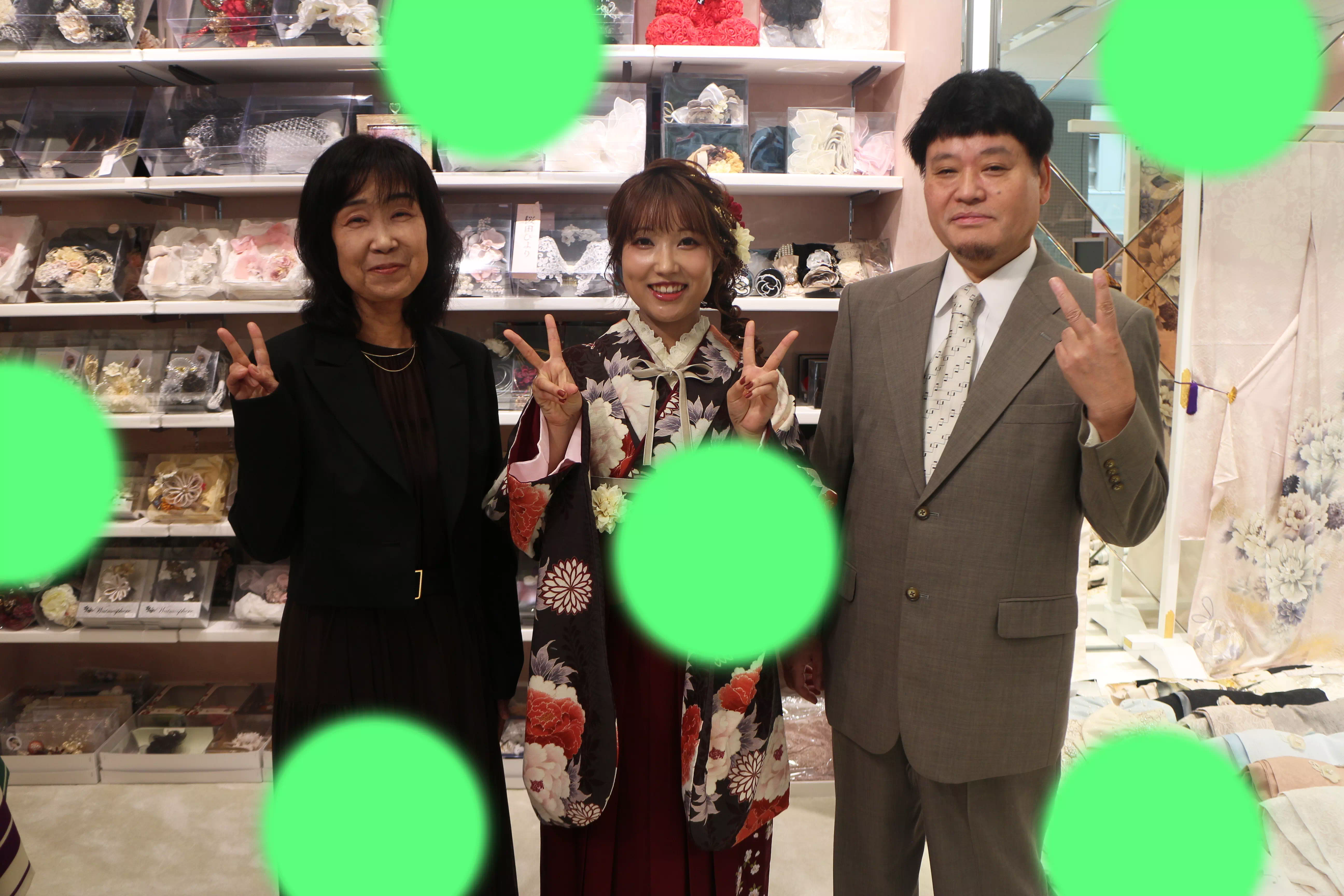 TAKAZEN神戸店　前撮り撮影会　イマドキ　カワイイ　コディネート　振袖　レンタル　袴　