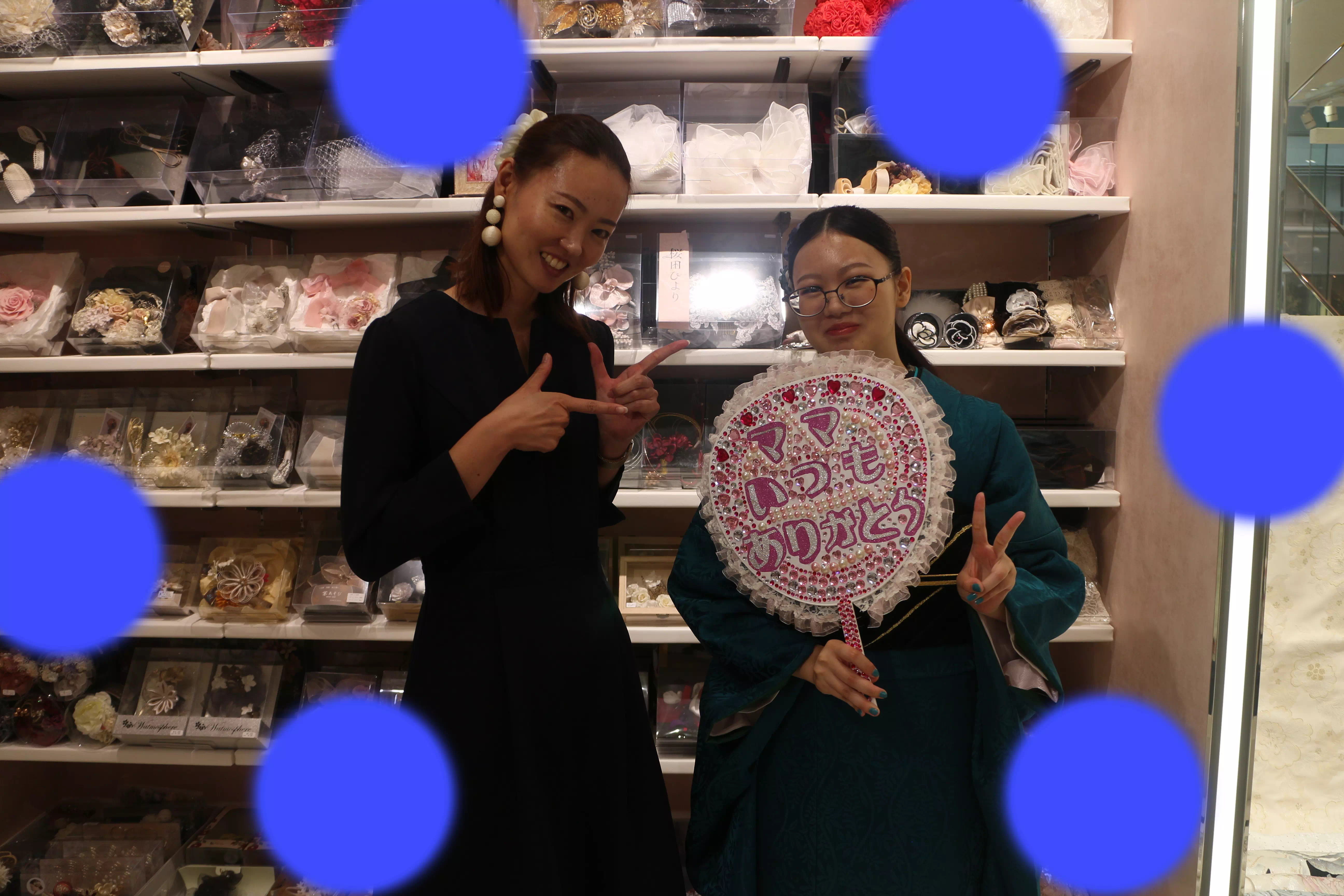 TAKAZEN神戸店　前撮り撮影会　卒業式　袴　古典　イマドキ　カワイイ　コディネート