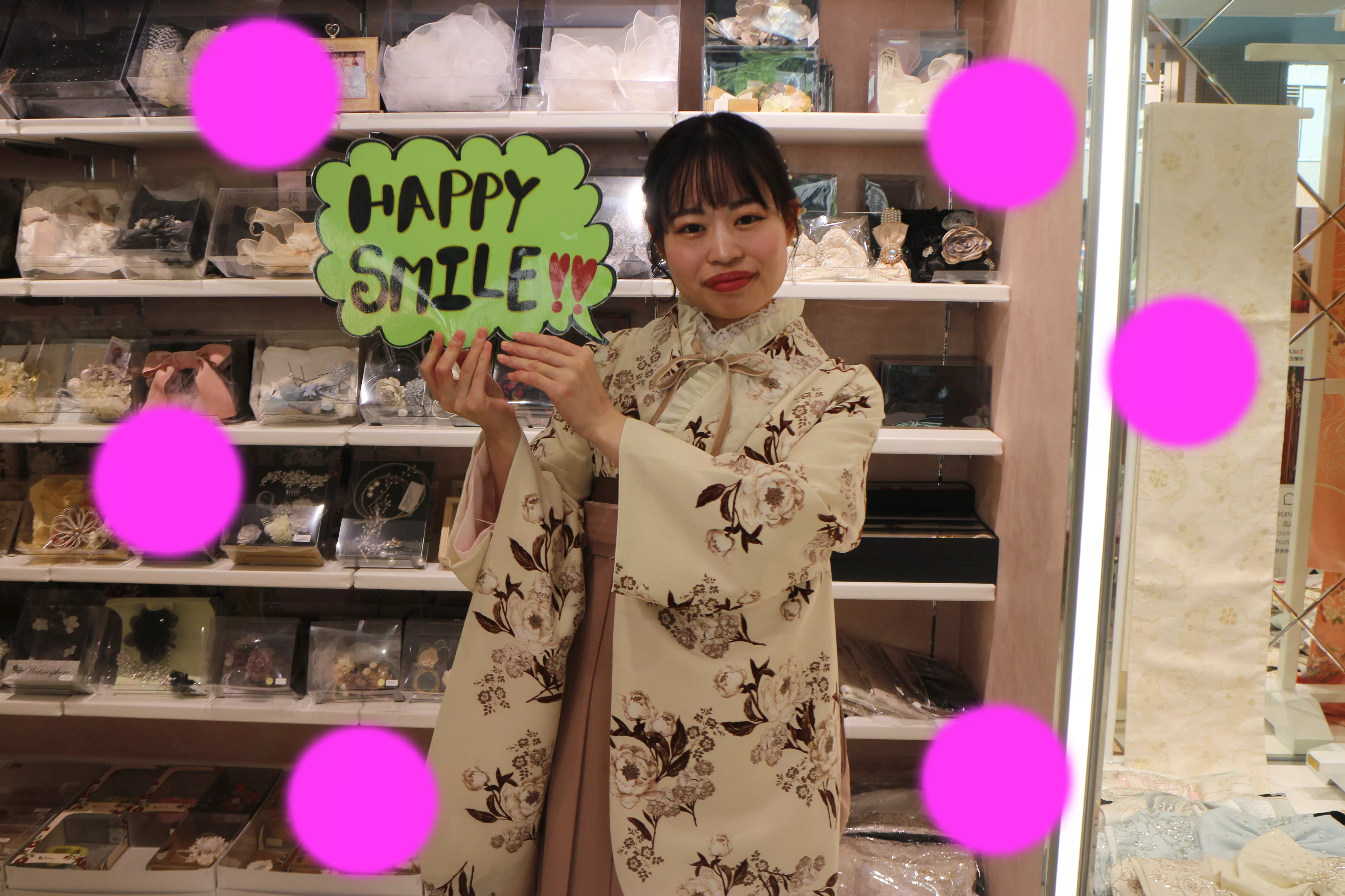 TAKAZEN神戸店　前撮り撮影会　イマドキ　カワイイ　コディネート　振袖　レンタル　袴　