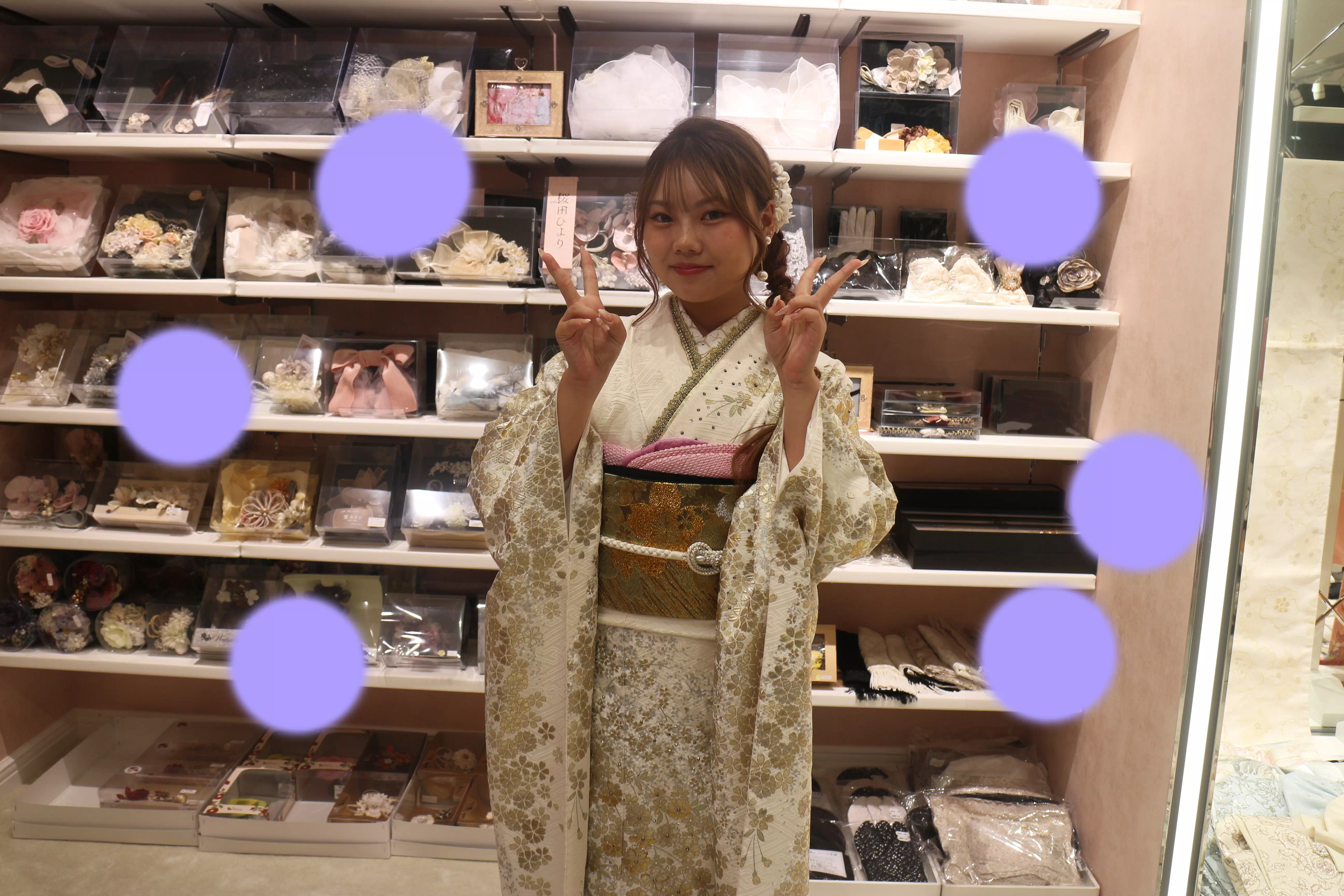 TAKAZEN神戸店　前撮り撮影会　イマドキ　カワイイ　コディネート　振袖　レンタル　袴　
