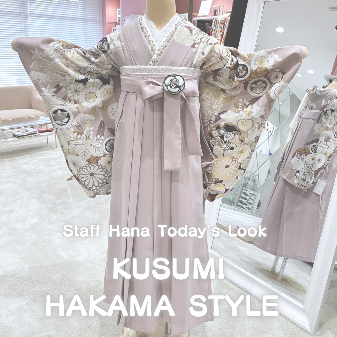 【TAKAZEN姫路店】♡30日　2025年卒業式の方必見！桜田ひより×百華新作袴のダスディーカラーが可愛い袴のご紹介♡