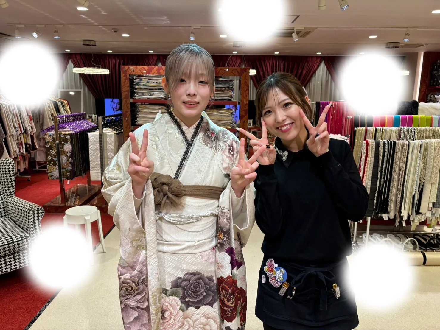 成人式　前撮り　梅田　袴　くすみカラー　かわいい　イマドキ　淡色　古典　タカゼン　撮影