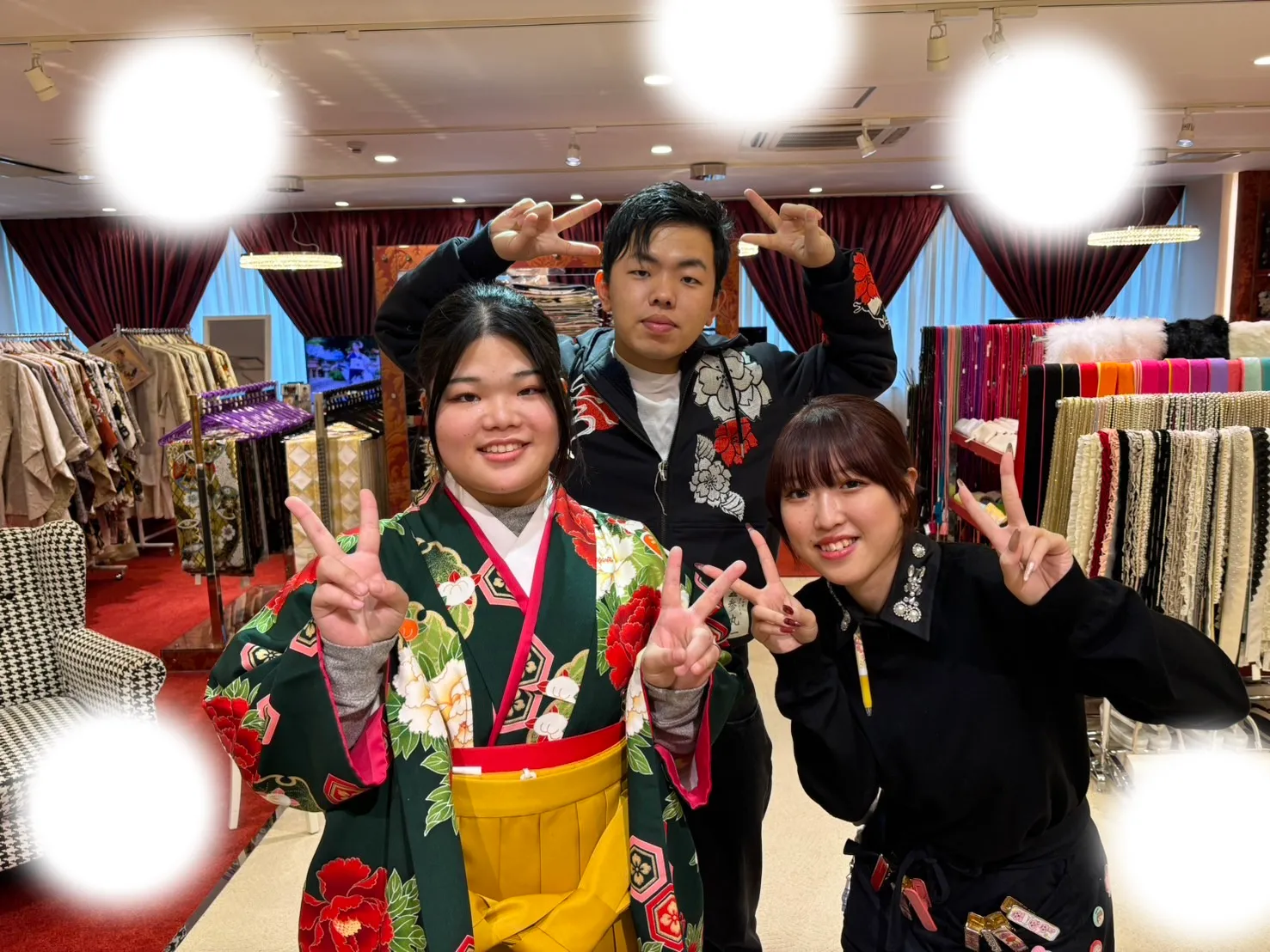 成人式　前撮り　梅田　袴　くすみカラー　かわいい　イマドキ　淡色　古典　タカゼン　撮影
