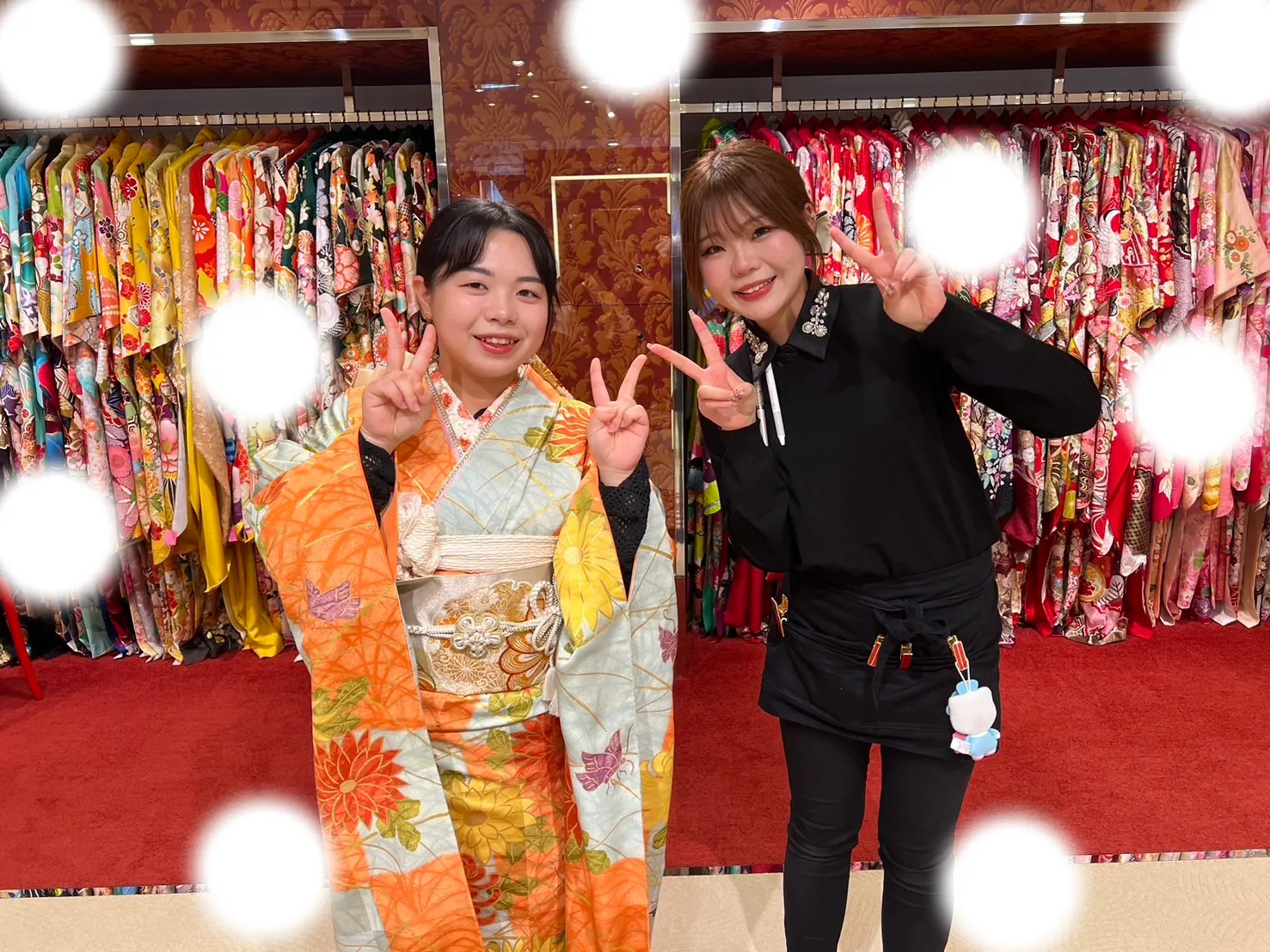 成人式　前撮り　梅田　袴　くすみカラー　かわいい　イマドキ　淡色　古典　タカゼン　撮影