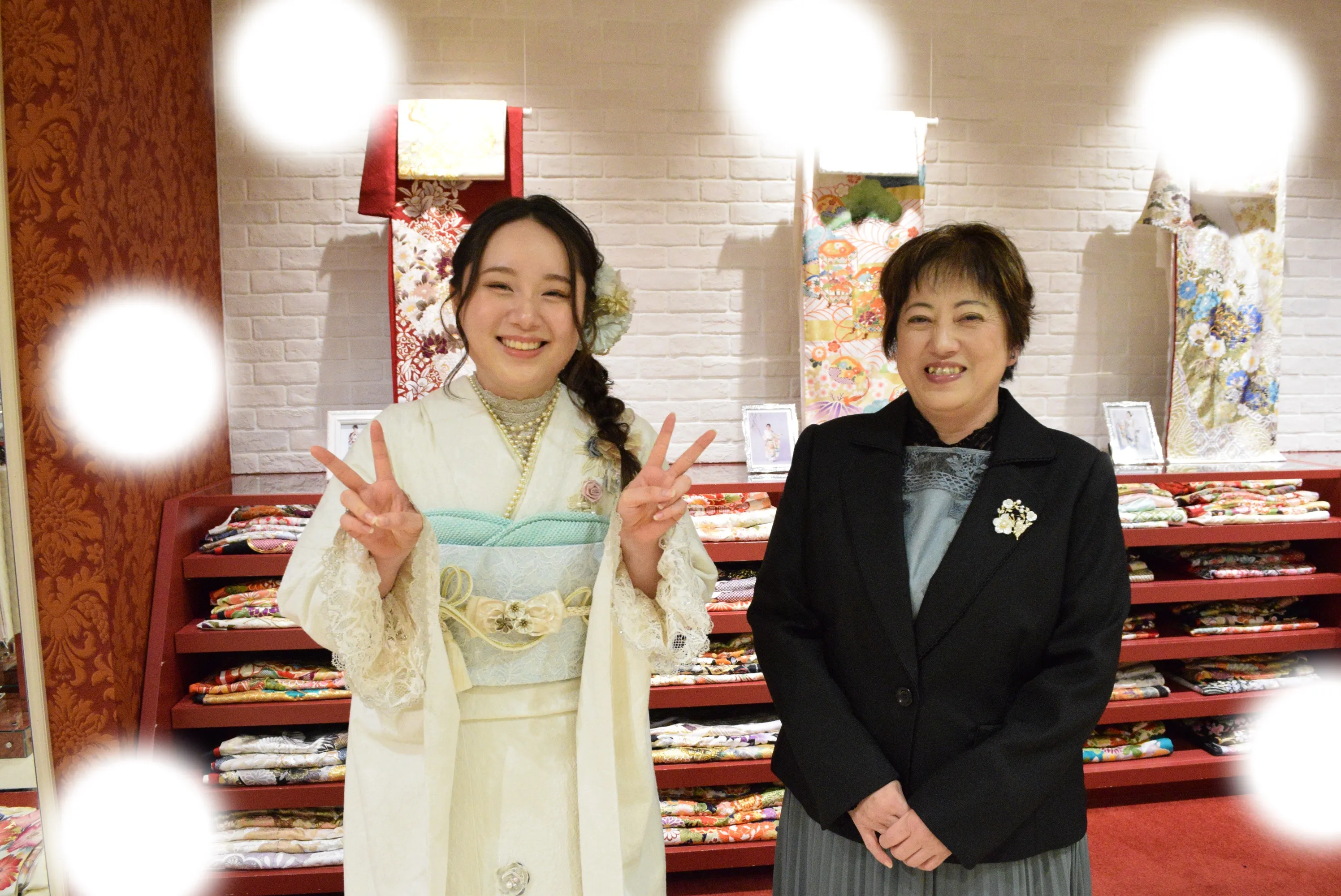 成人式　前撮り　梅田　くすみカラー　ヘップバーン　可愛い