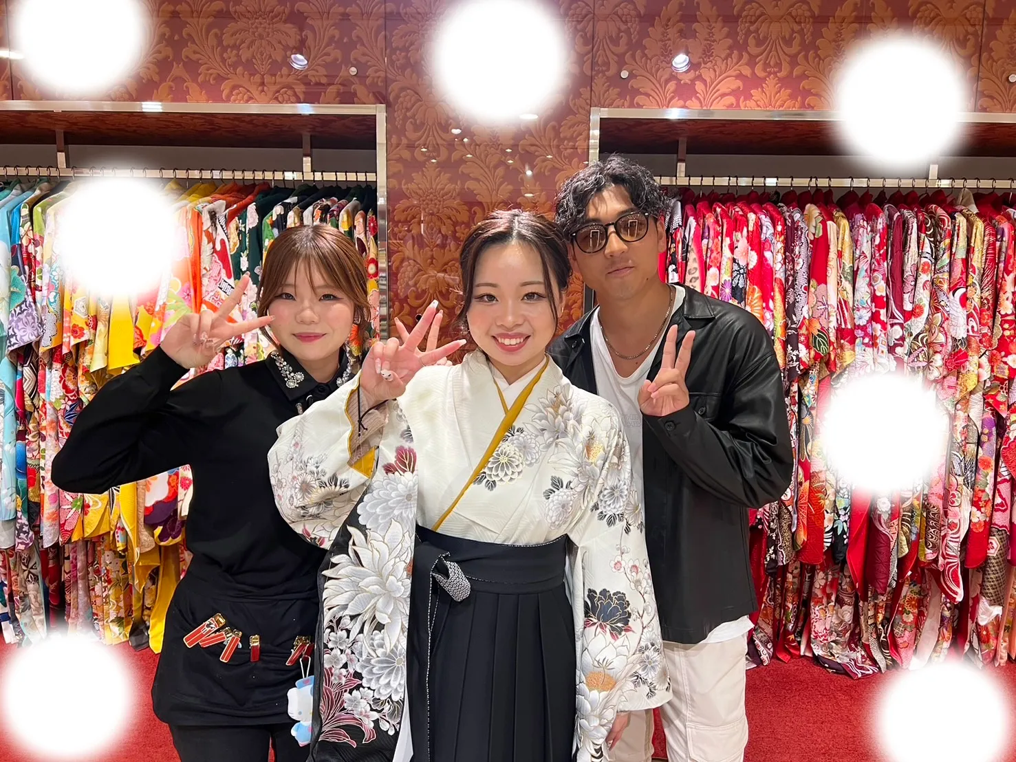 卒業式　袴　レンタル　可愛い　綺麗　池田美優　黒