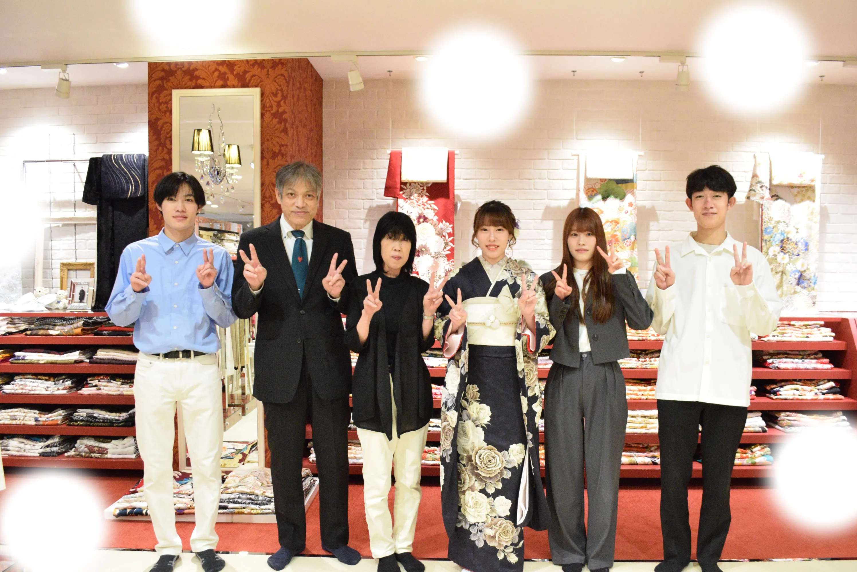 成人式　前撮り　梅田　紺色　くすみカラー　可愛い　いまどき